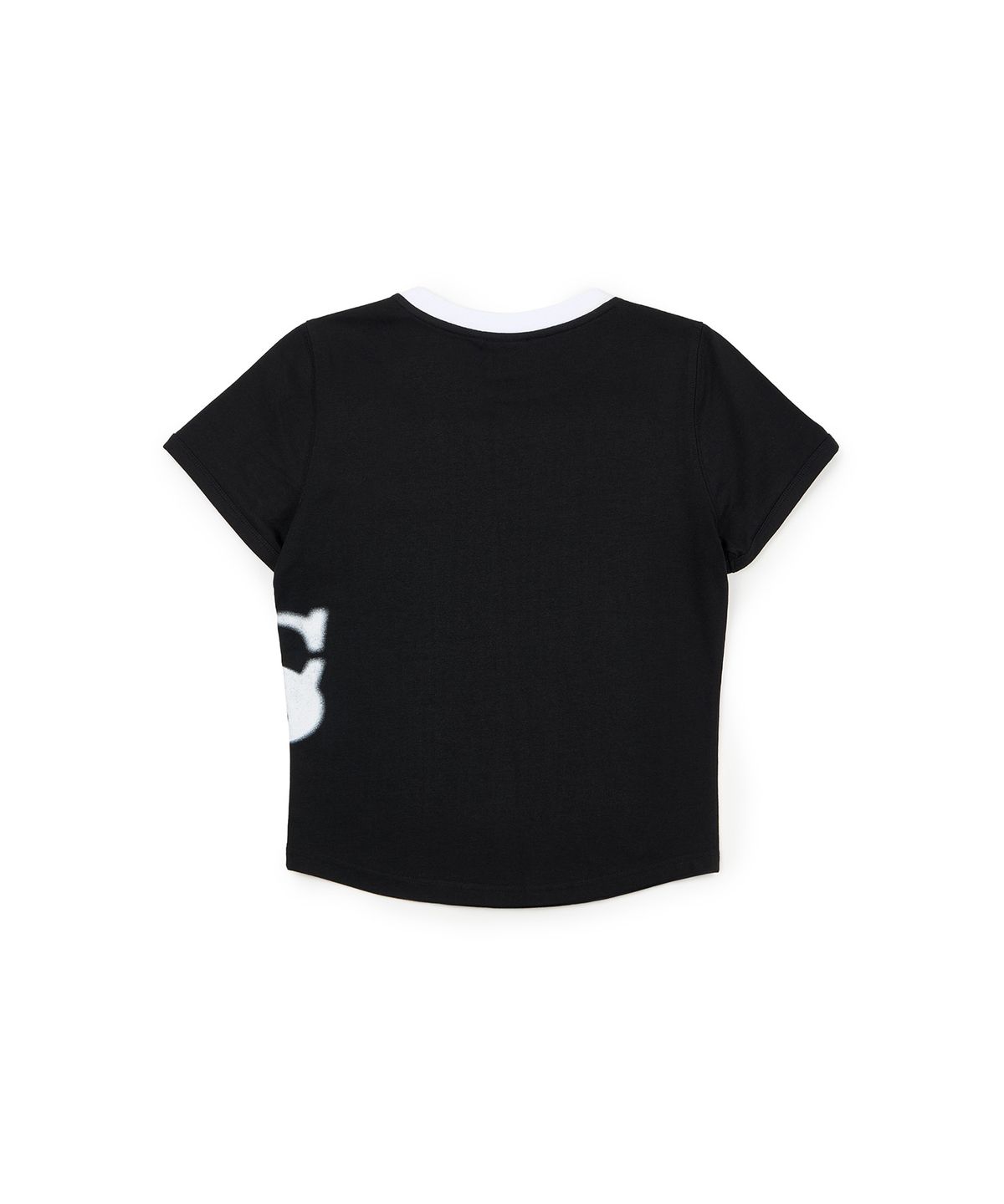 르바세(LEVASSE) Spray Logo Ringer Tee_Black