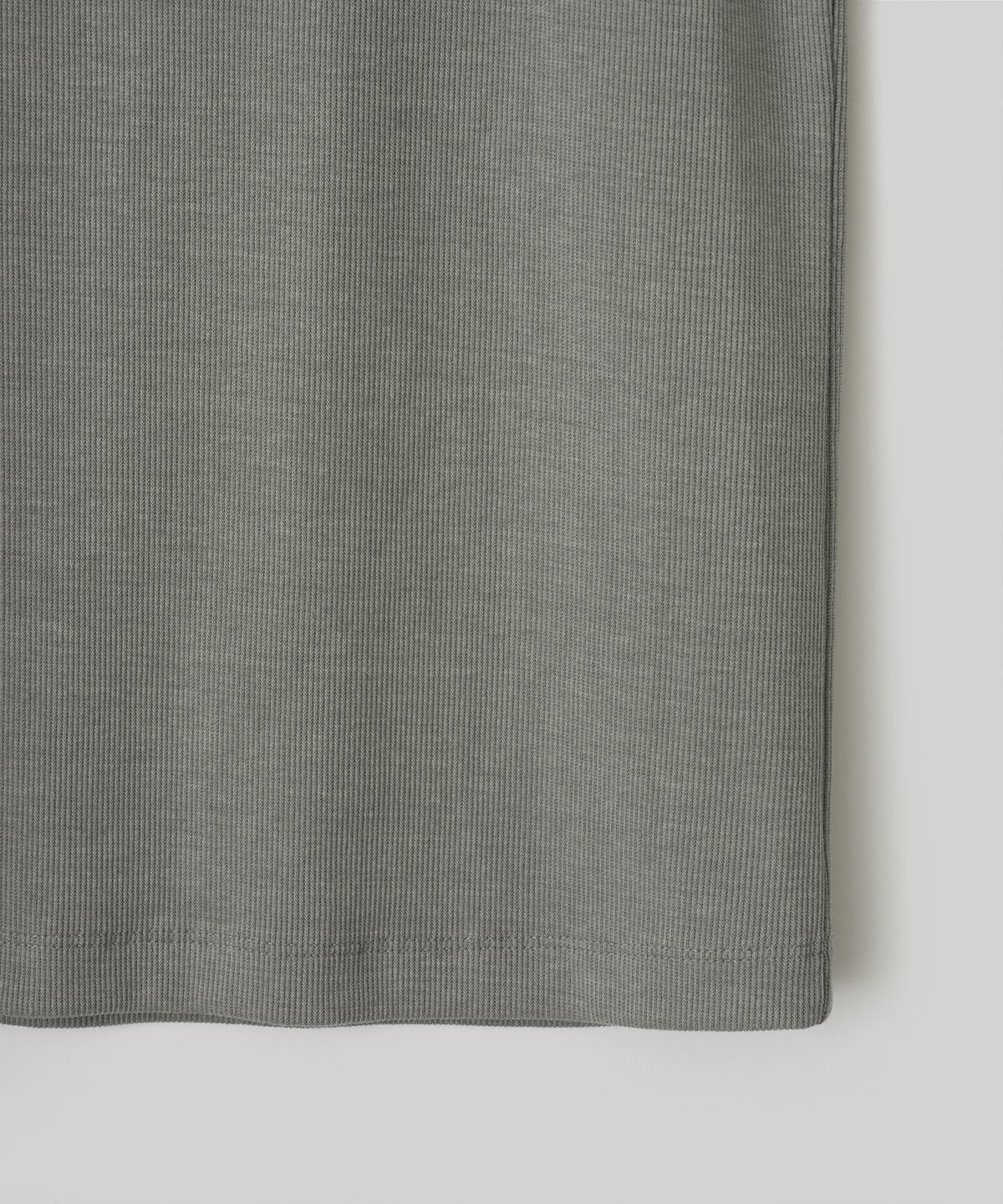 어나더 오피스(ANOTHER OFFICE) Dyed Ribbed Scoop Neck Tank (Gray)