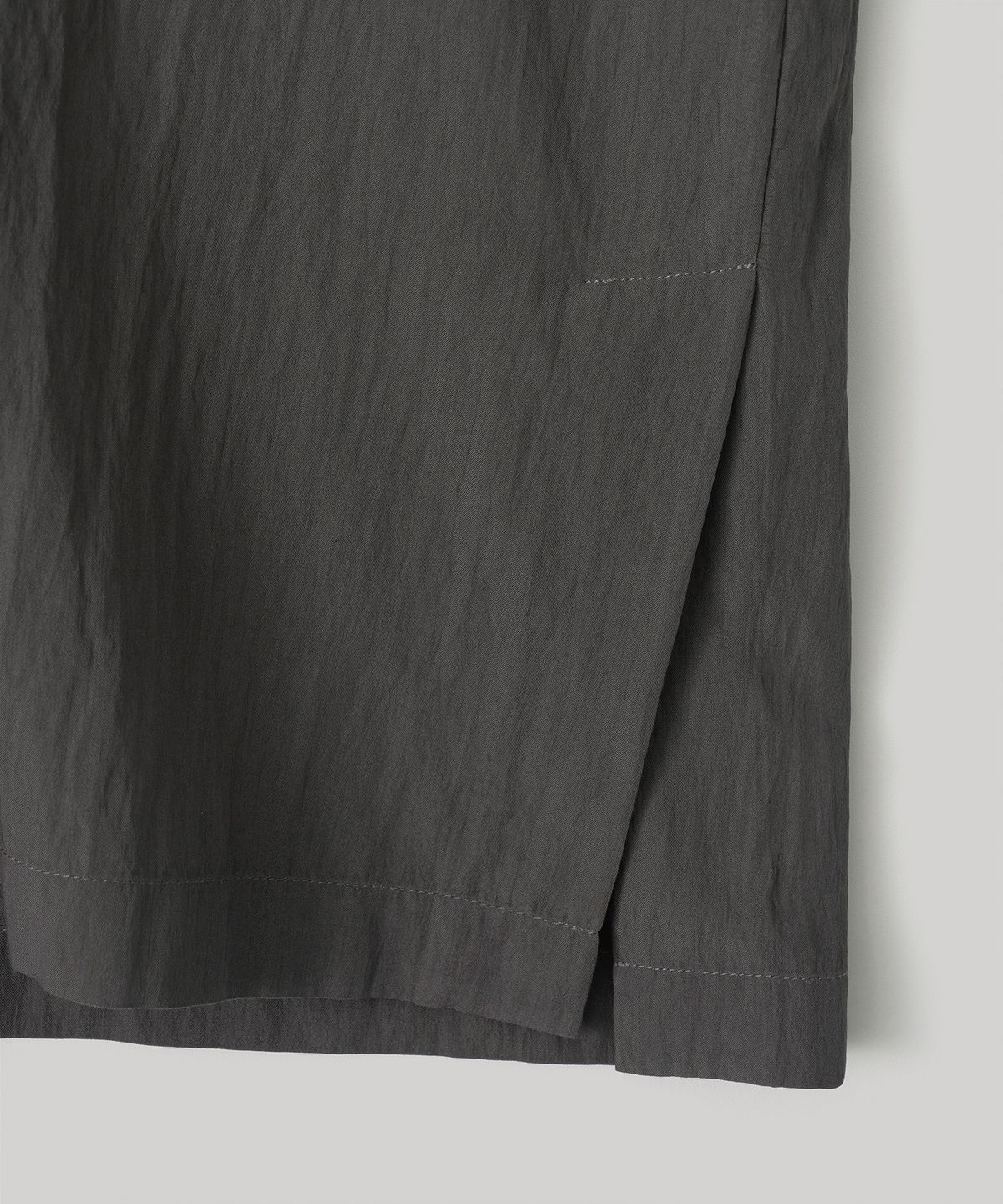 어나더 오피스(ANOTHER OFFICE) Italian Collar Shirt (Charcoal)