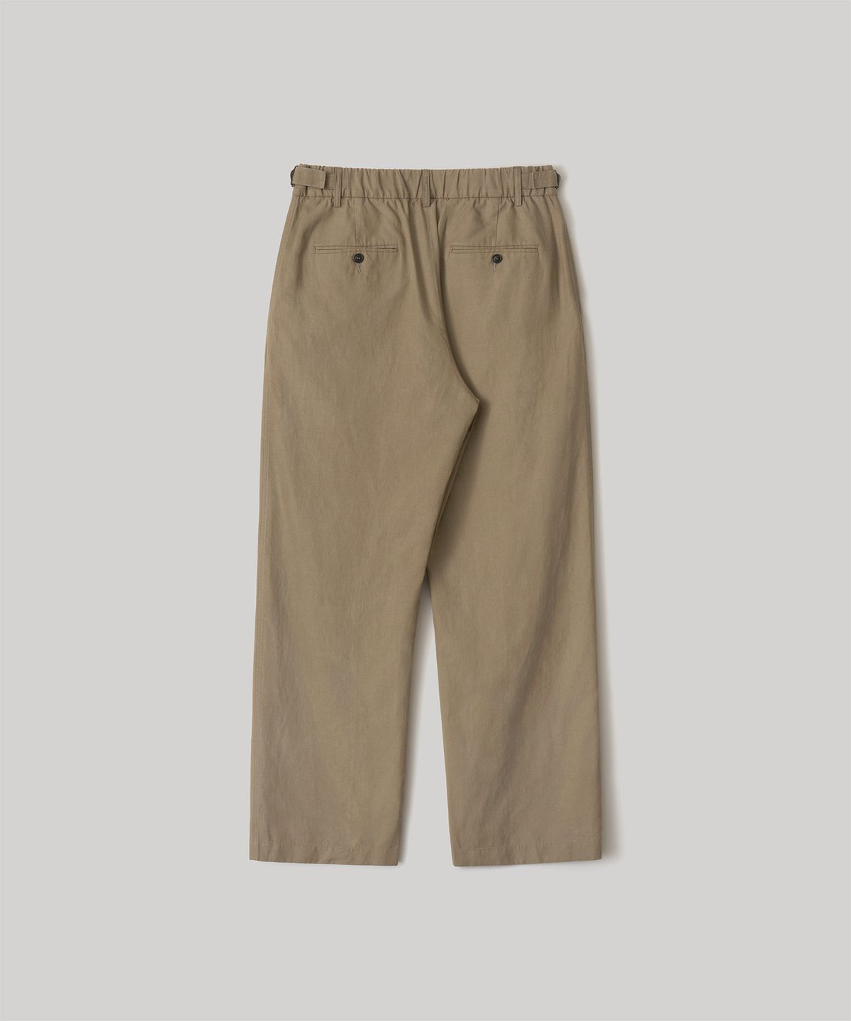 어나더 오피스(ANOTHER OFFICE) Santiago Linen Pants Flexible (Khaki)