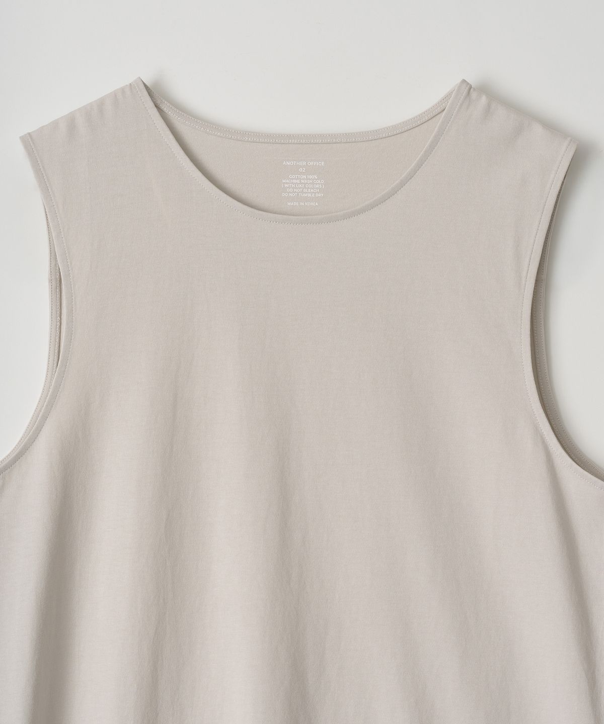 어나더 오피스(ANOTHER OFFICE) Mellow Sleeveless Tee (Dove Gray)