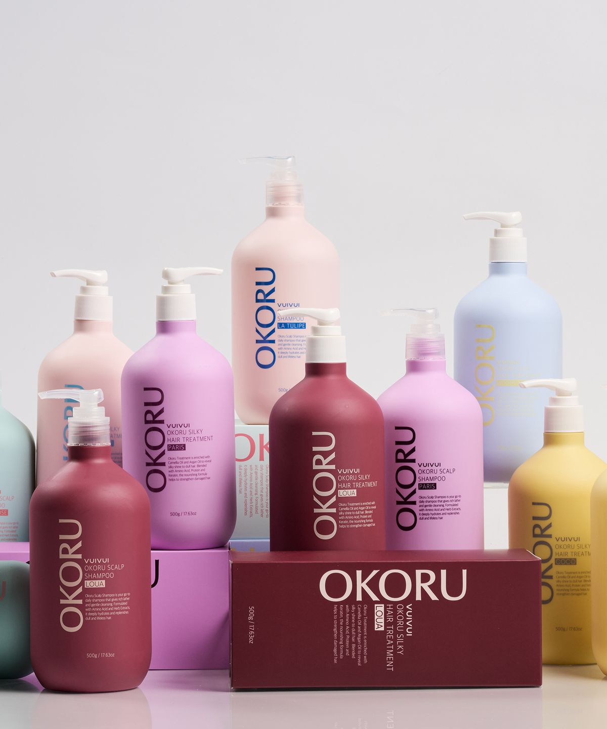 오코루(OKORU) 오코루 실키 헤어 트리트먼트 500g (5종)