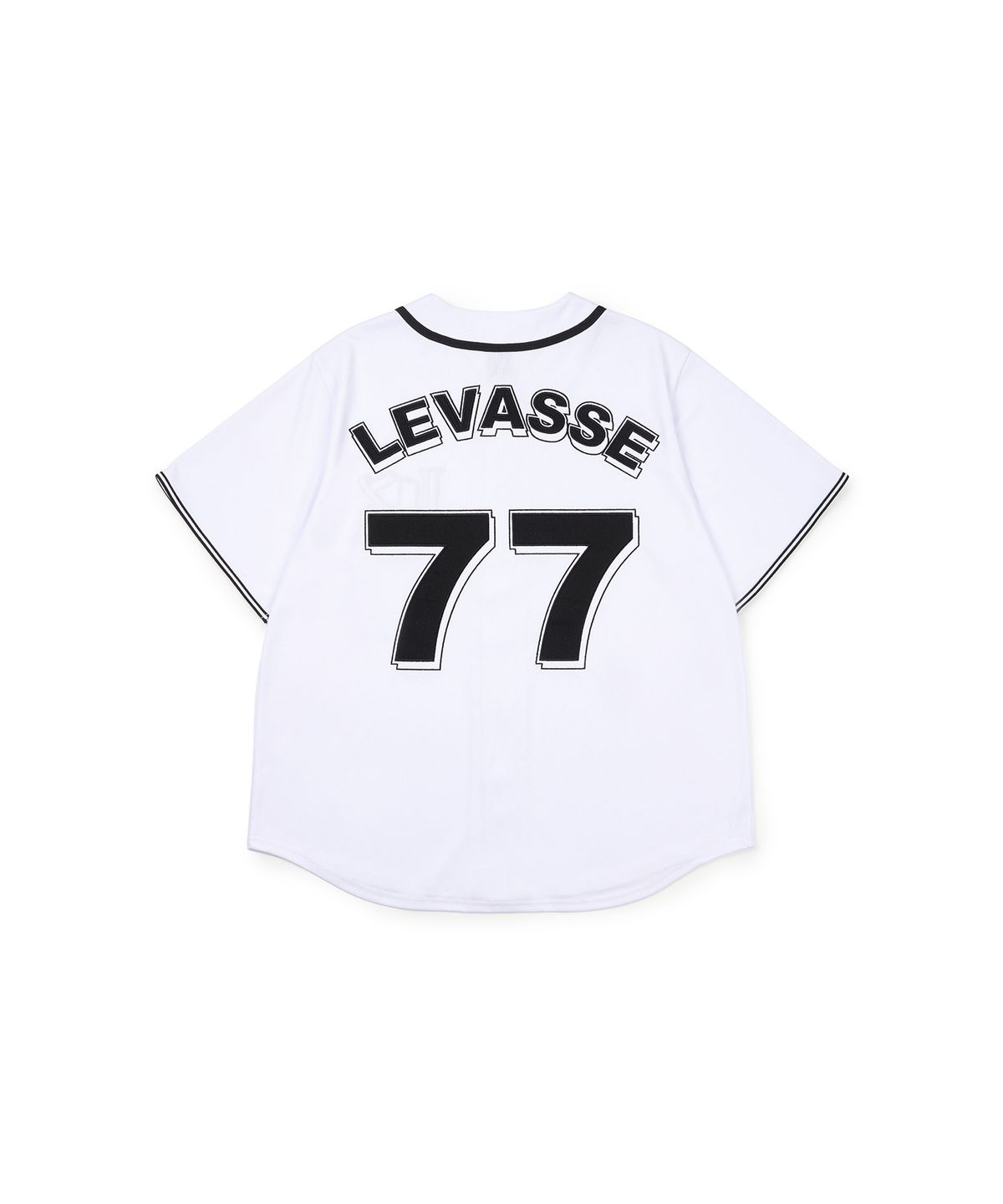 르바세(LEVASSE) Mesh Baseball Regular-fit Jersey_White