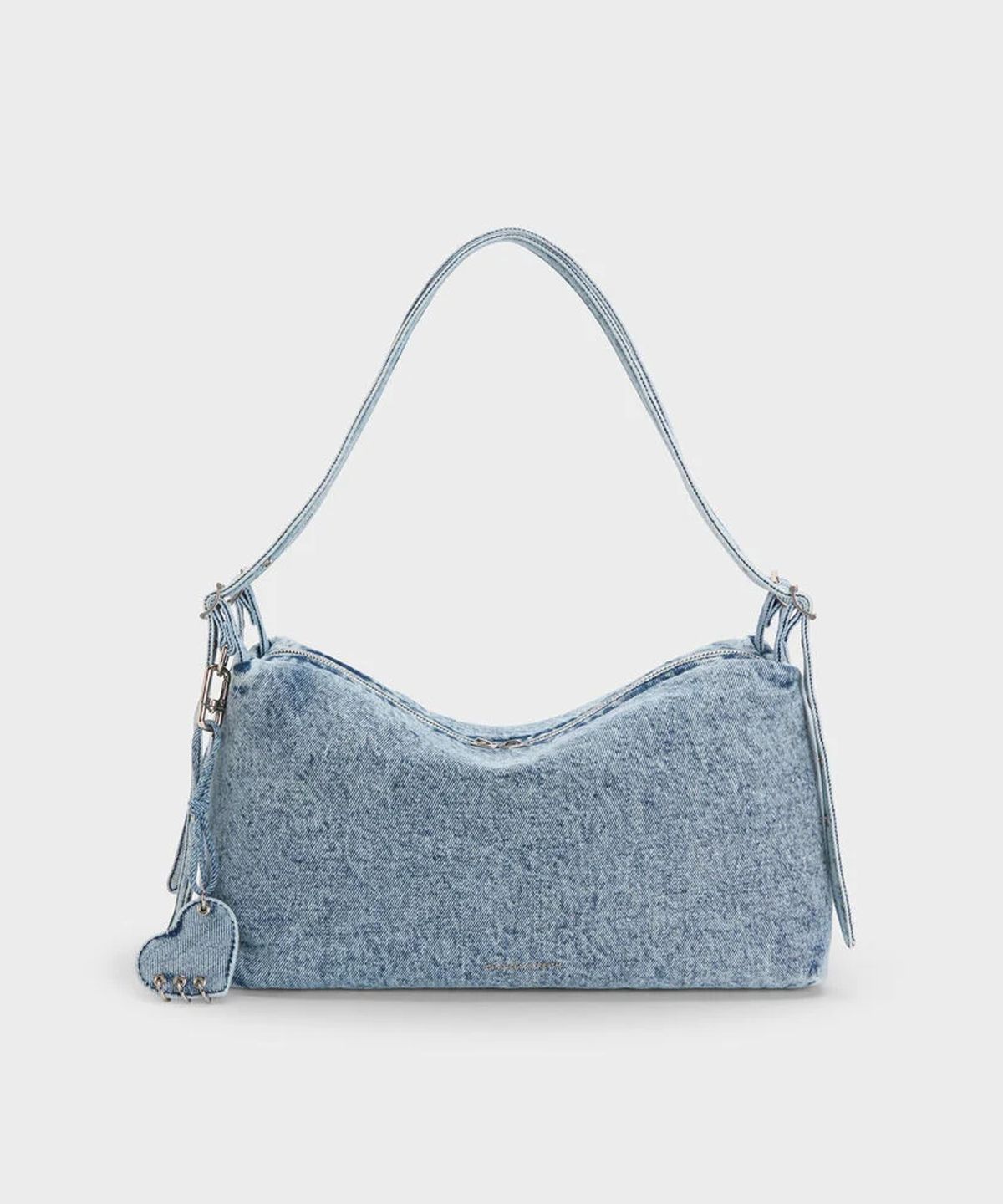 찰스앤키스(CHARLES & KEITH) 레이 데님 슬라우치 숄더백 CK2-20782876-1