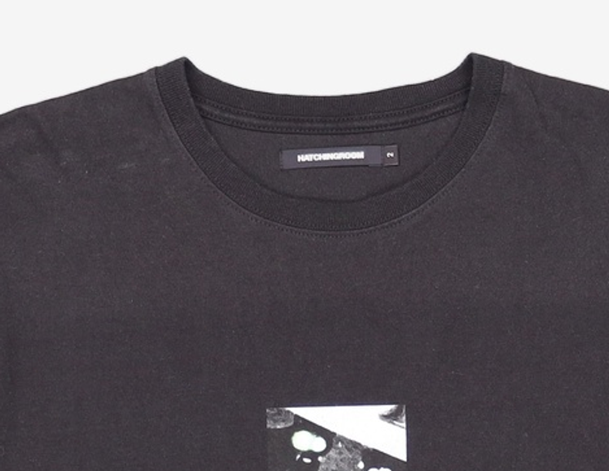 해칭룸(HATCHINGROOM) Flash Cat Tee Black 2