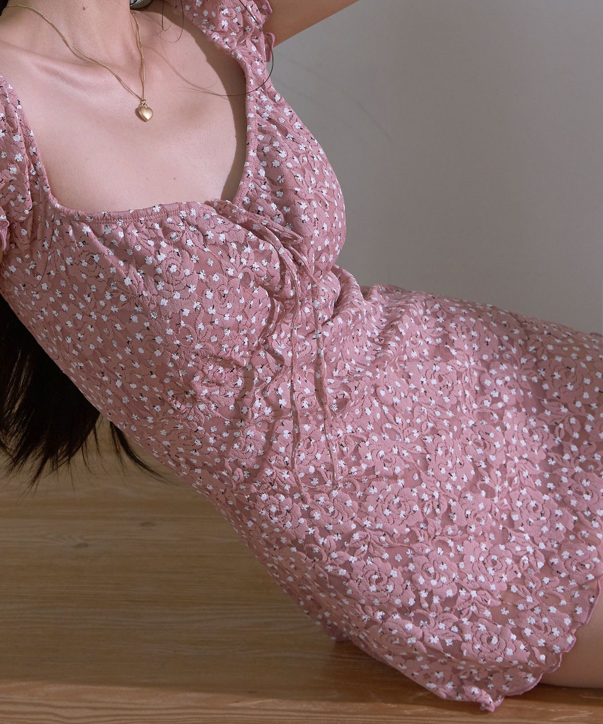 어거스트웨이브(AUGUSTWAVE) Dusty Rose Swim Dress