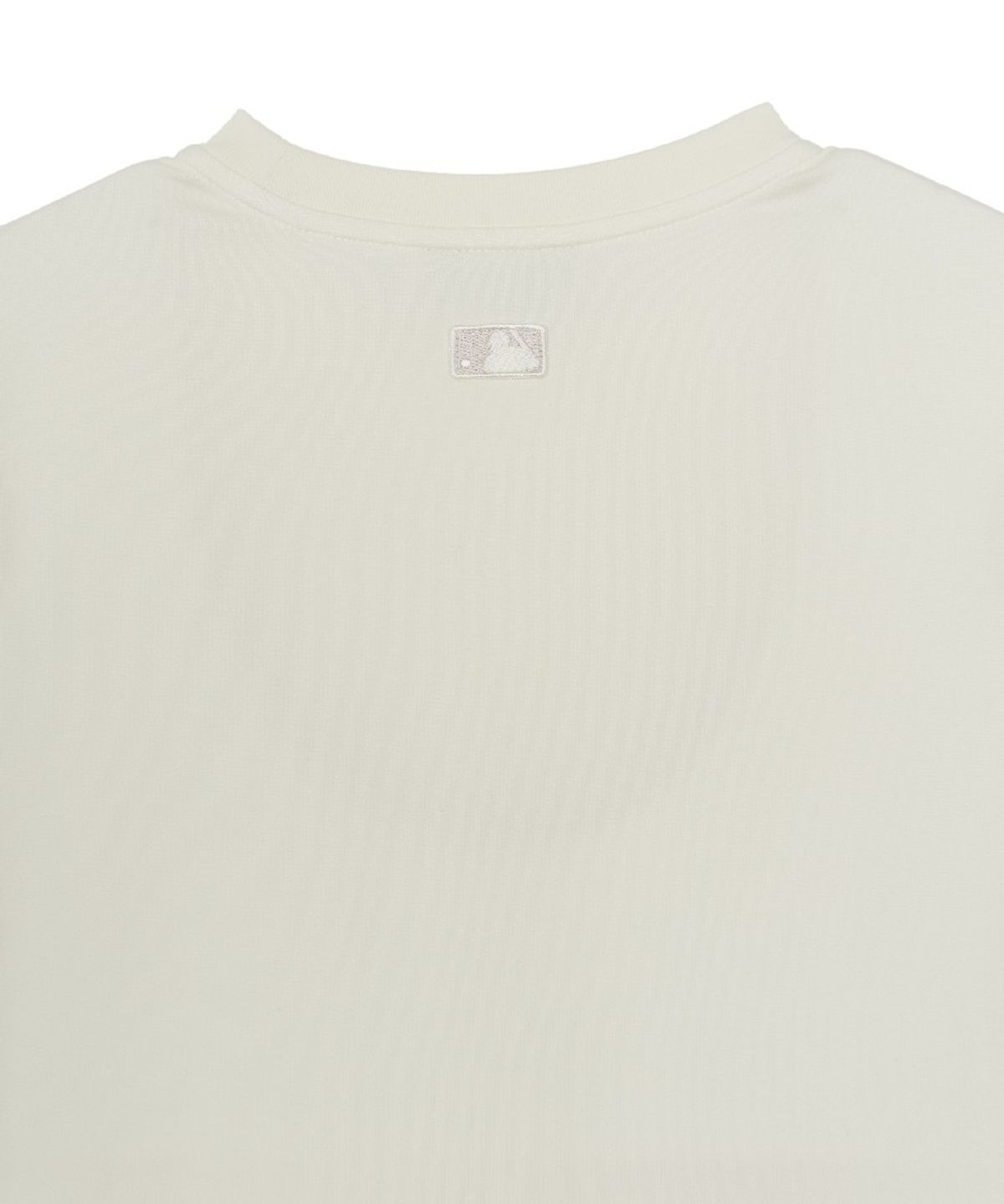 엠엘비(MLB) 여성 베이직 스몰로고 슬림핏 반팔 티셔츠 NY (Cream)