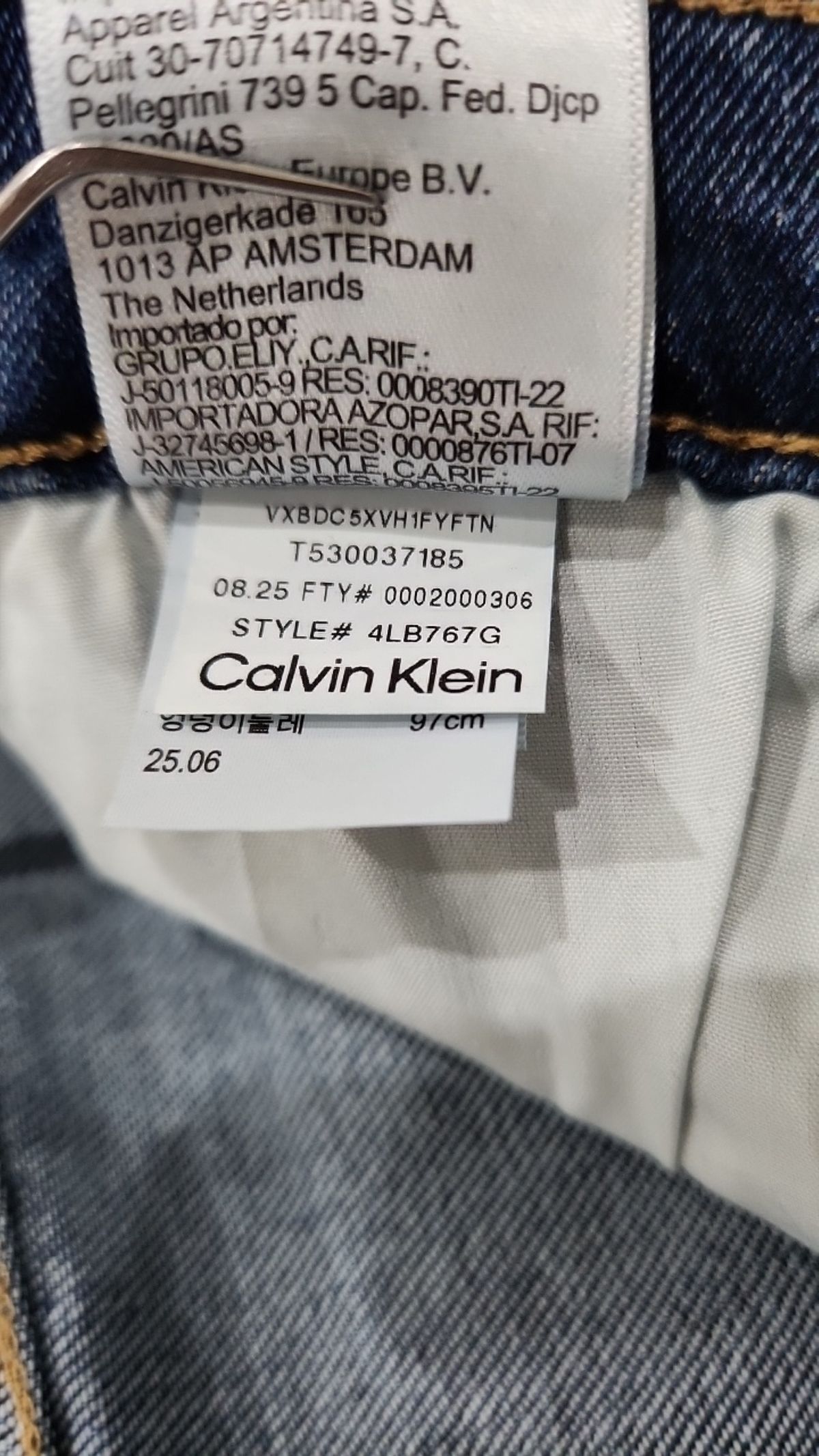 캘빈클라인(CALVIN KLEIN) 청/데님 팬츠 72A