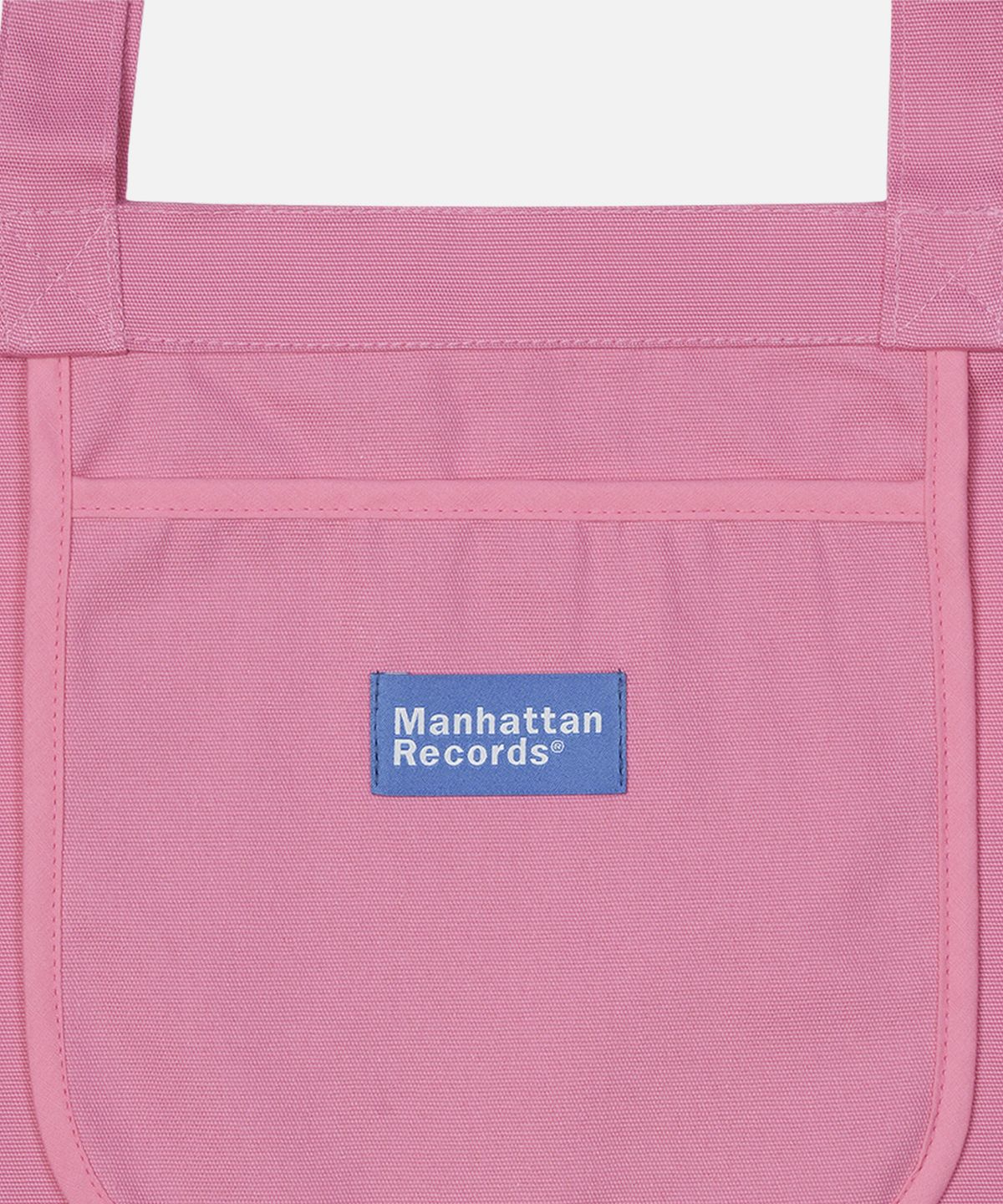 맨하탄레코즈(MANHATTAN RECORDS) MR Classic Logo Canvas Eco Bag - Pink