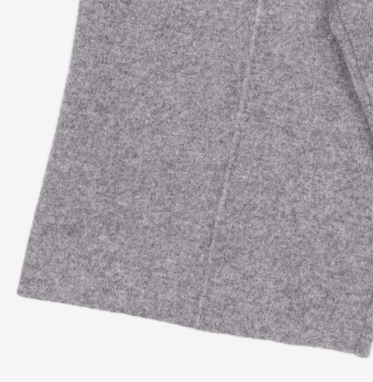우마뭉(UMARMUNG) Blue fox double faced half pants_Heather Grey M