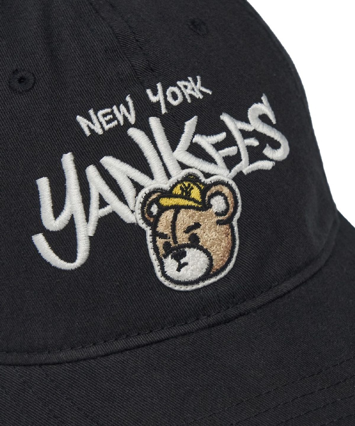 엠엘비 키즈(MLB KIDS) 메가베어 빈티지 워싱 볼캡 NY (Black)