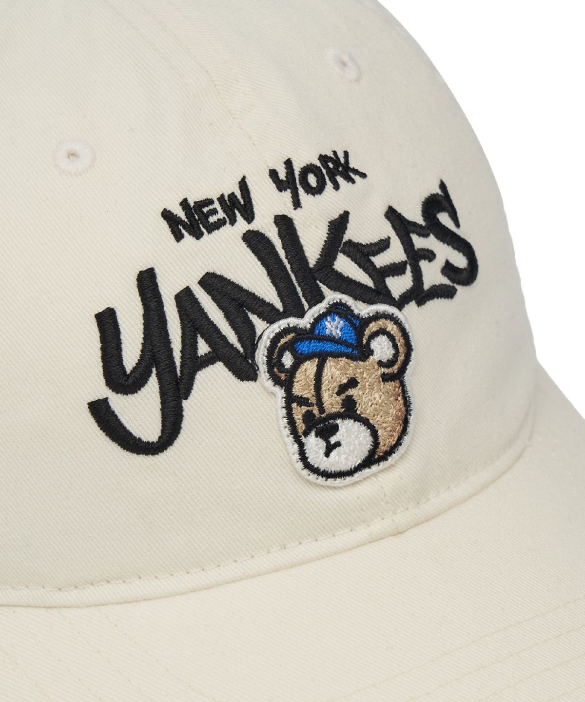 엠엘비 키즈(MLB KIDS) 메가베어 빈티지 워싱 볼캡 NY (D.Cream)