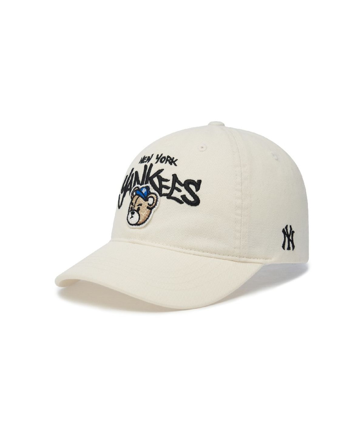 엠엘비 키즈(MLB KIDS) 메가베어 빈티지 워싱 볼캡 NY (D.Cream)