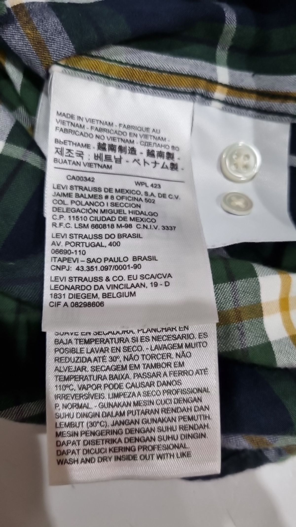 리바이스(LEVI'S) 캐주얼 셔츠 S