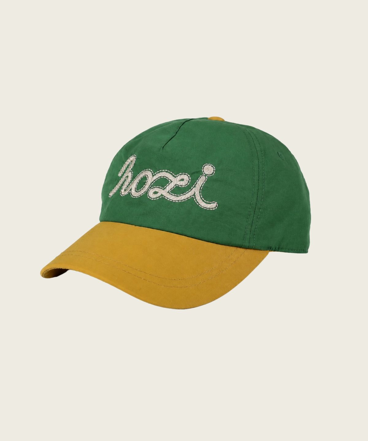 호지(HOZI) 5패널  HOZI 로고 볼캡 그린