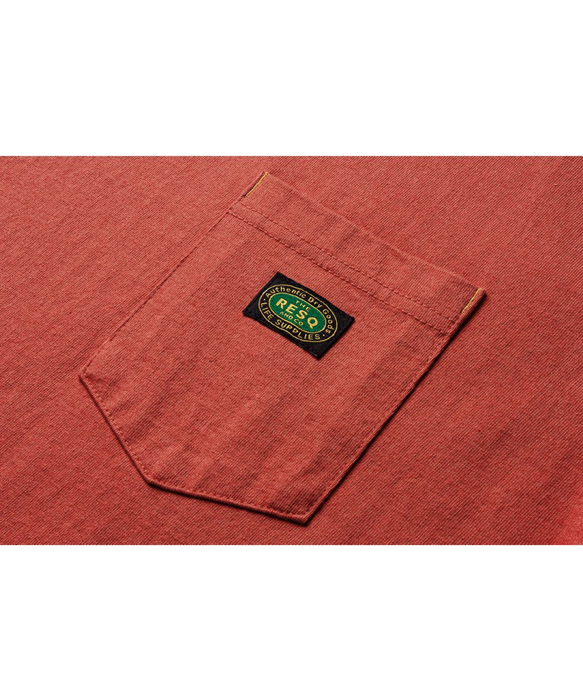 더 레스큐(THE RESQ) YOSEMITE POCKET TEE [CORAL SUNSET]
