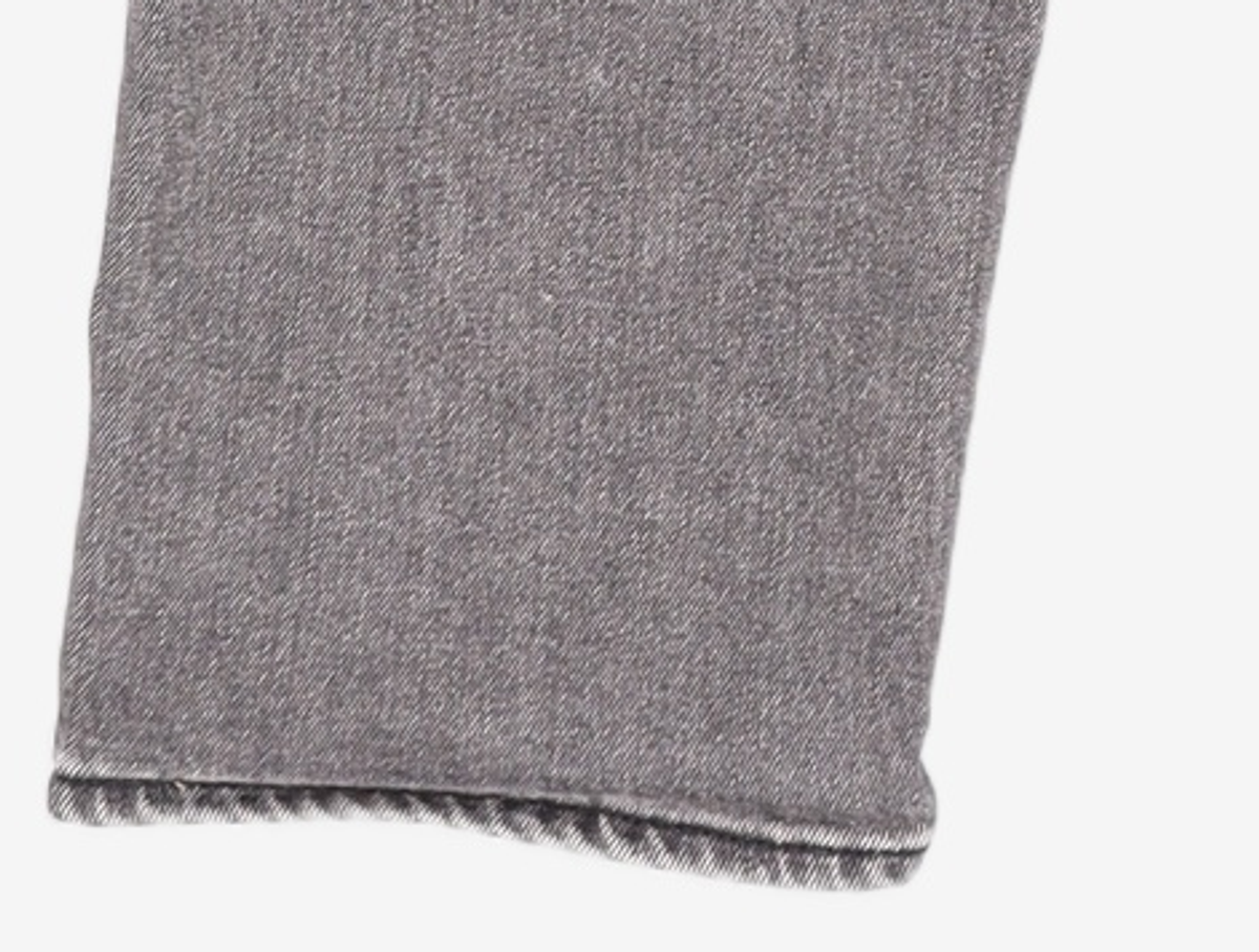 더니트컴퍼니(THEKNITCOMPANY) 블랙 스톤 크롭 데님 48