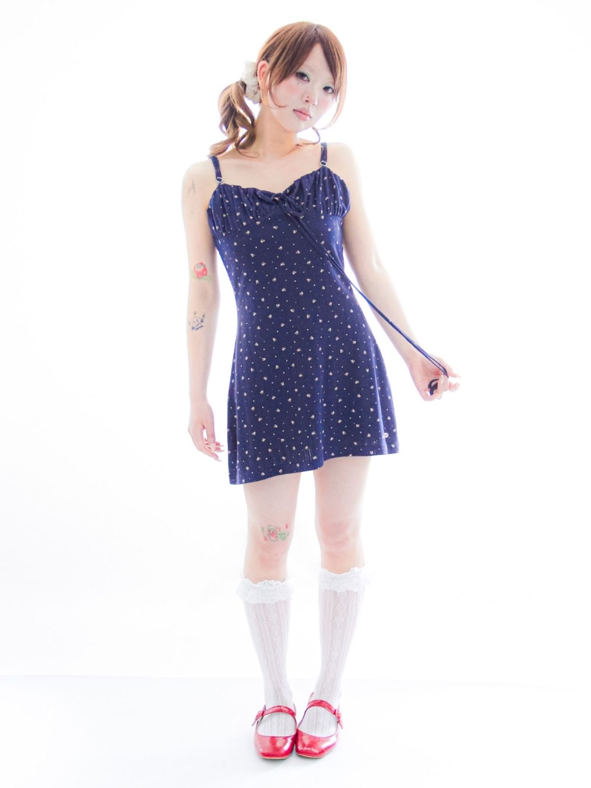 구름킴(GULEMKIM) Little Angel Rib Wave Dress (2 colors)