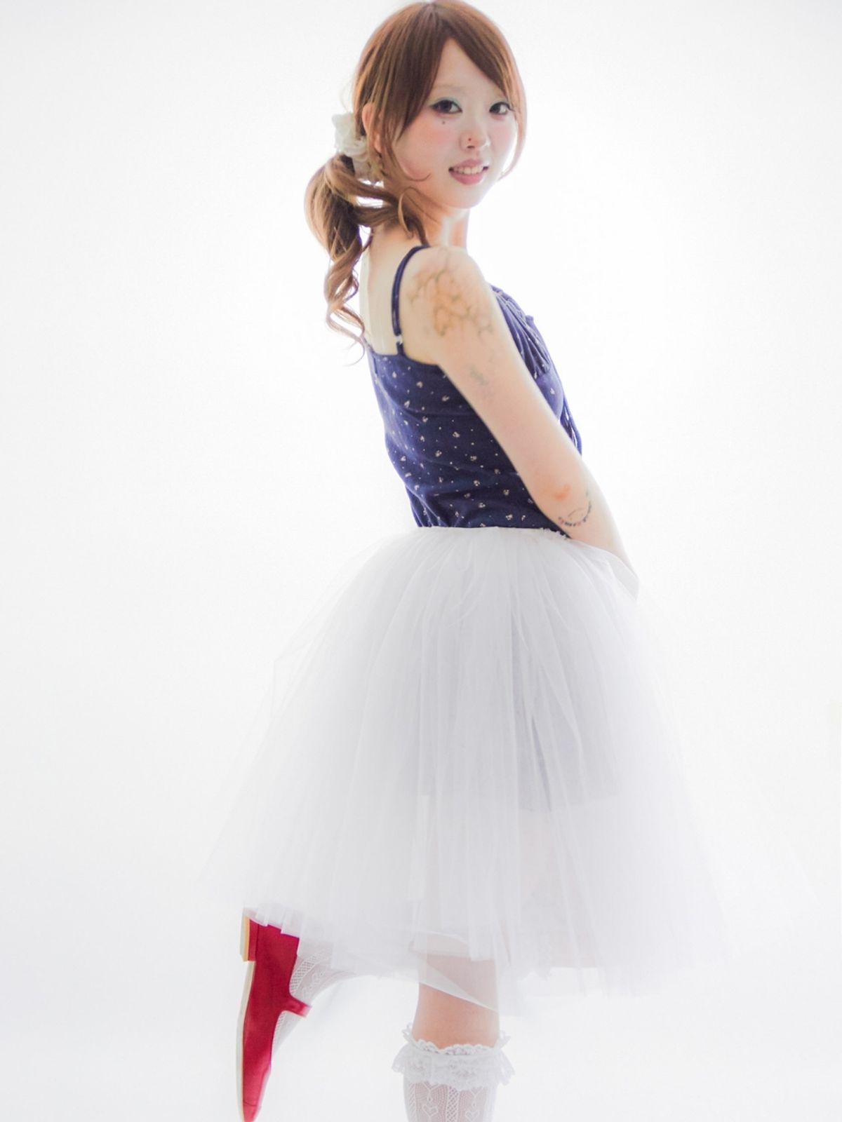 구름킴(GULEMKIM) Little Angel Rib Wave Dress (2 colors)