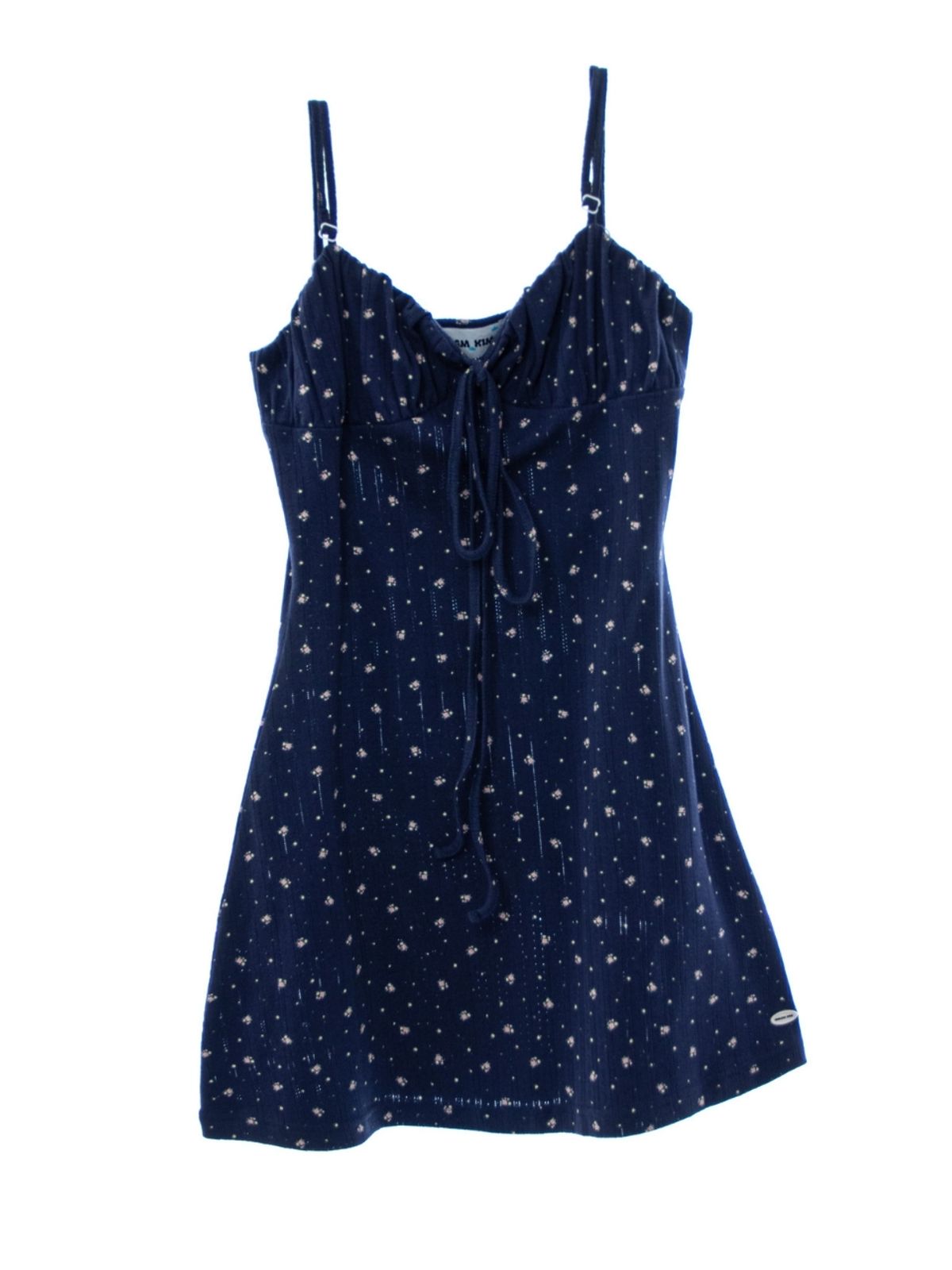 구름킴(GULEMKIM) Little Angel Rib Wave Dress (2 colors)