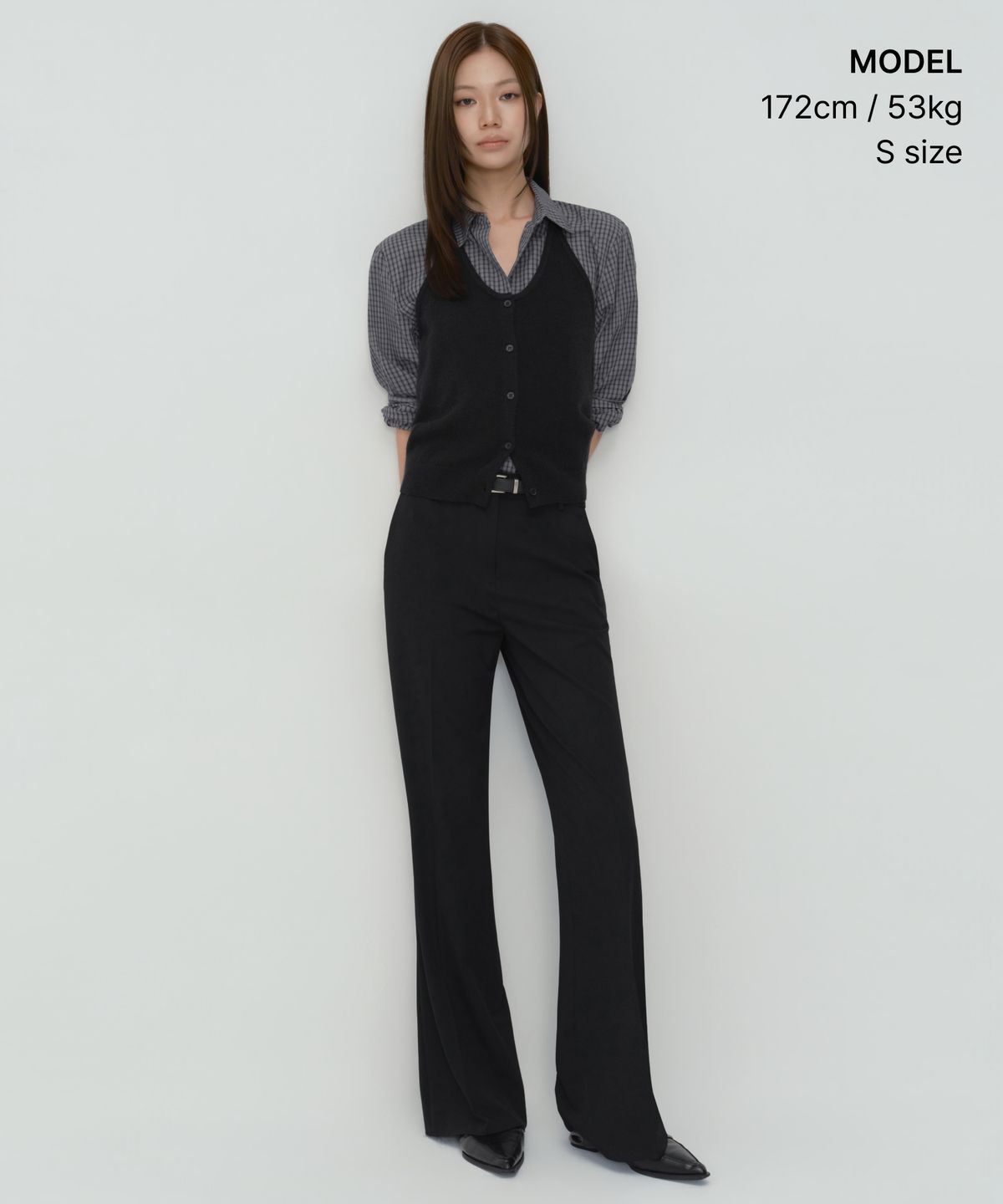 무신사 스탠다드 우먼(MUSINSA STANDARD WOMAN) 우먼즈 홀터 니트 베스트 [블랙]