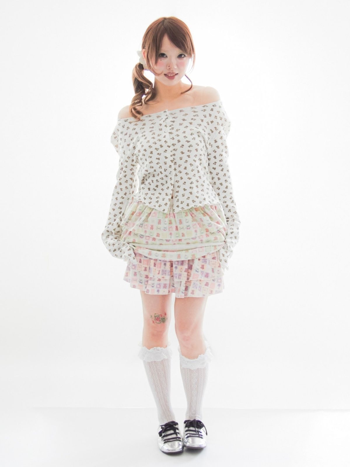 구름킴(GULEMKIM) Little Angel Rib Wave Cardigan (3 clolors)
