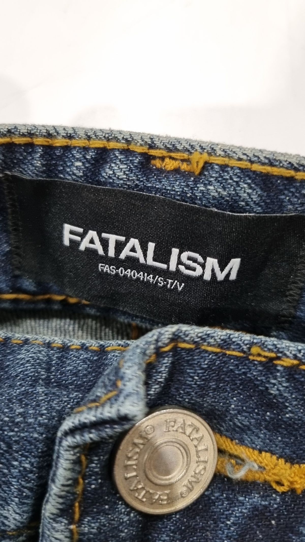 페이탈리즘(FATALISM) 청/데님 팬츠 48