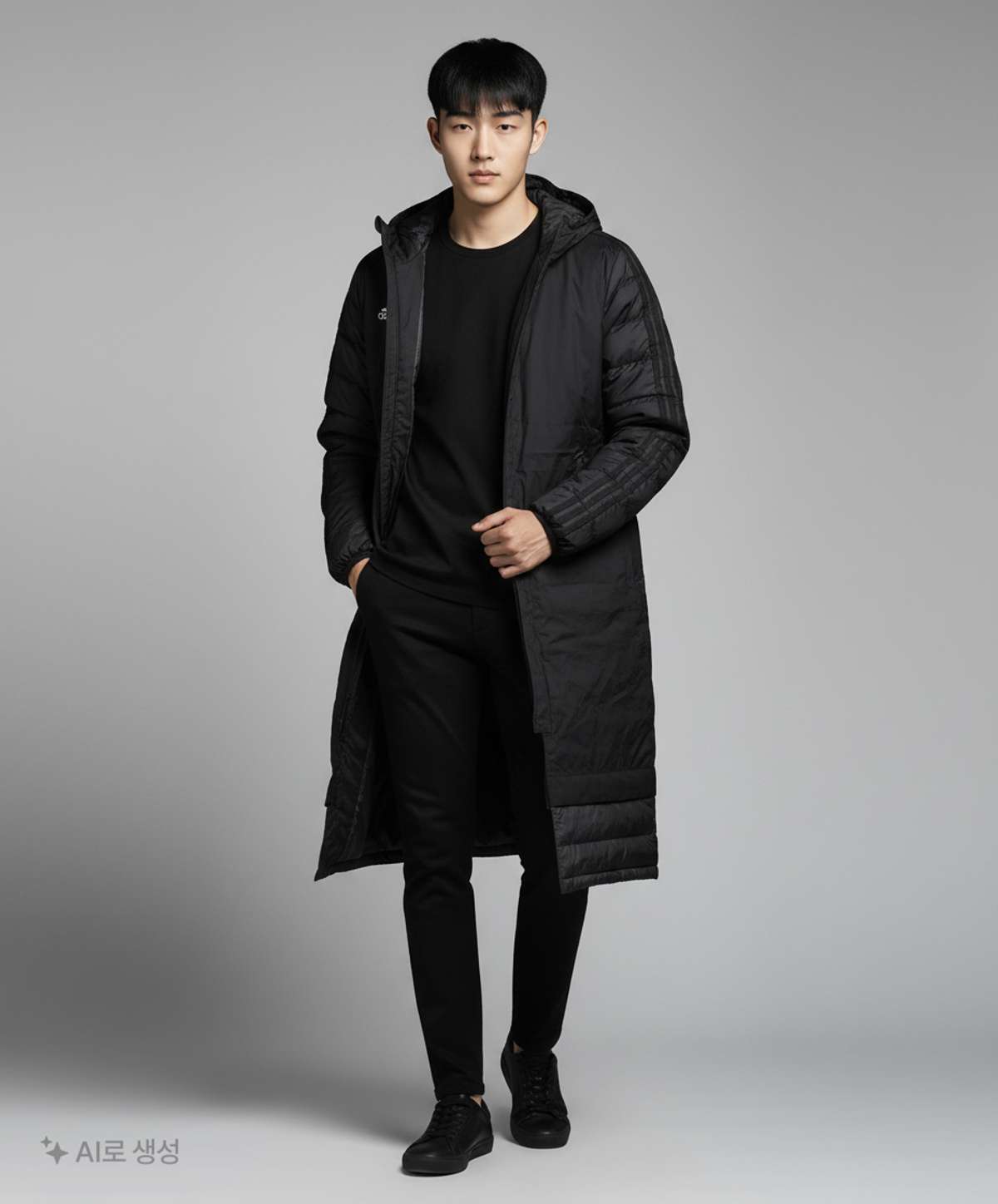 아디다스(ADIDAS) 롱 패딩/롱 헤비 아우터 M