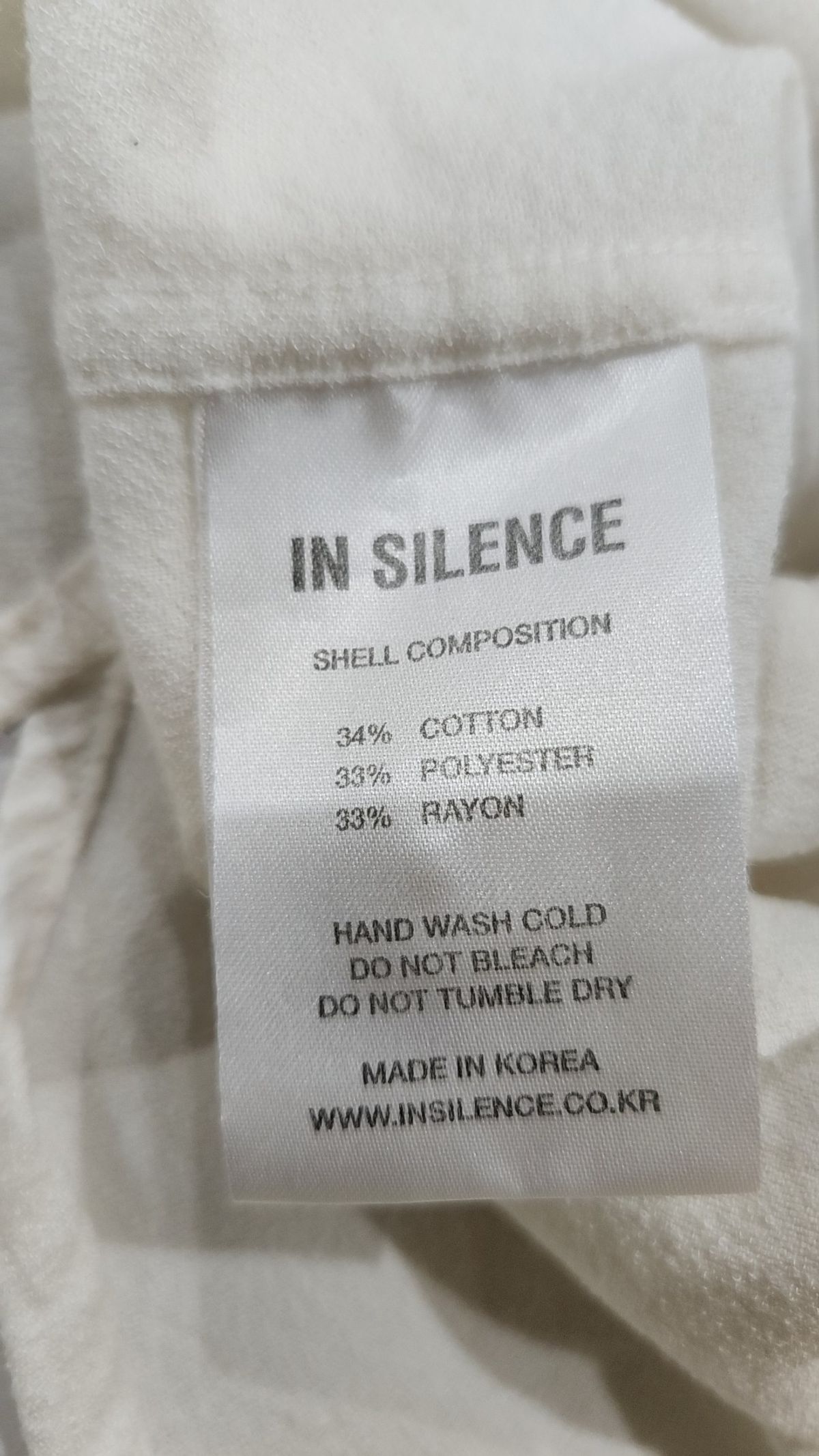 인사일런스(INSILENCE) 캐주얼 셔츠 L