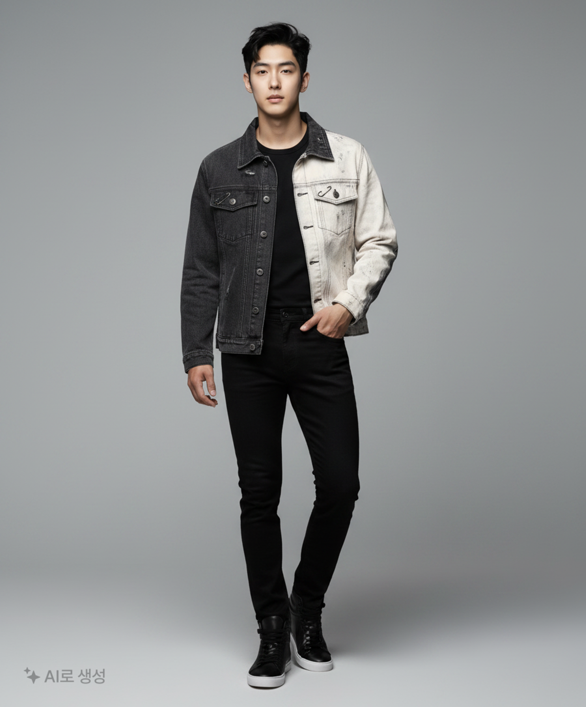 블랙블론드(BLACKBLOND) 데님/트러커 재킷 M