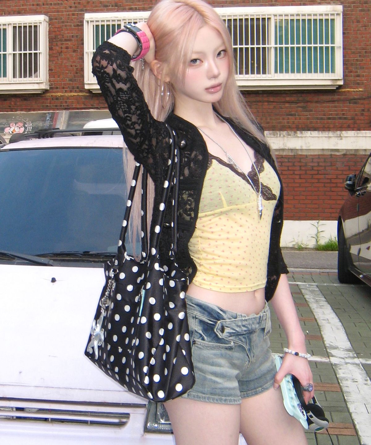 스퀘어라인(SQUARELINE) VEIL 베일_ Dot Black