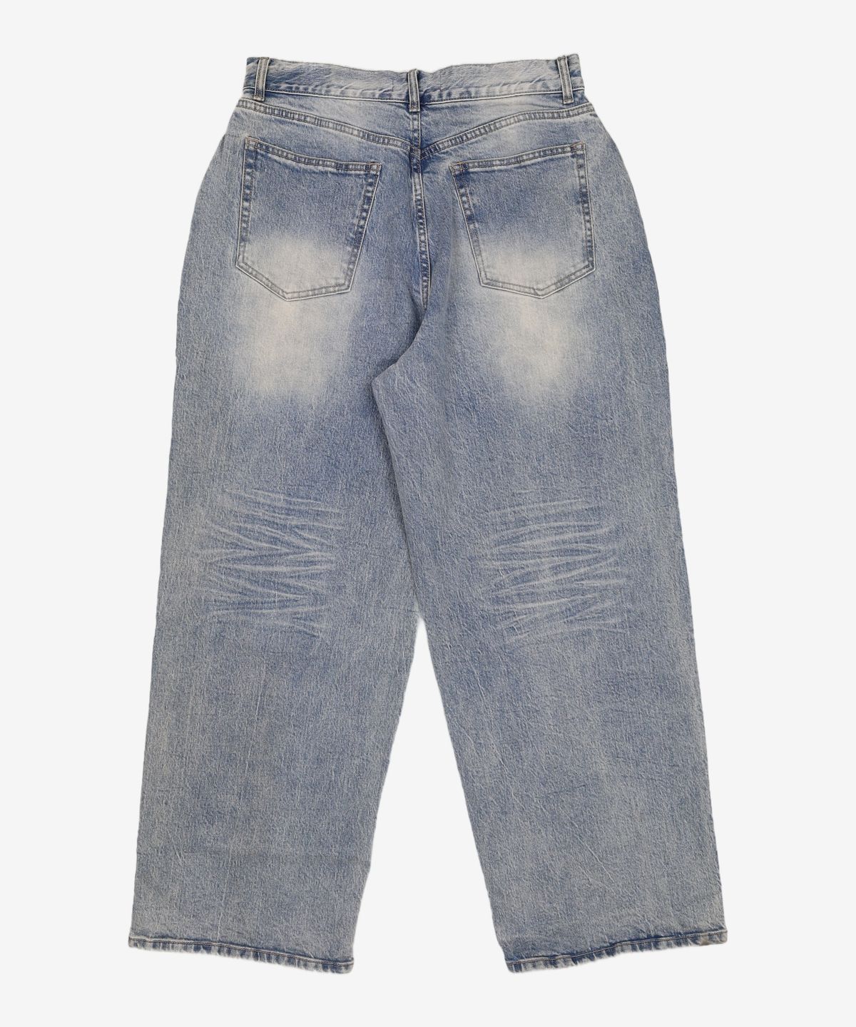 기철(KICHUL) WHITE LION NEW BAGGY DENIM PANTS (LIGHT BLUE) M