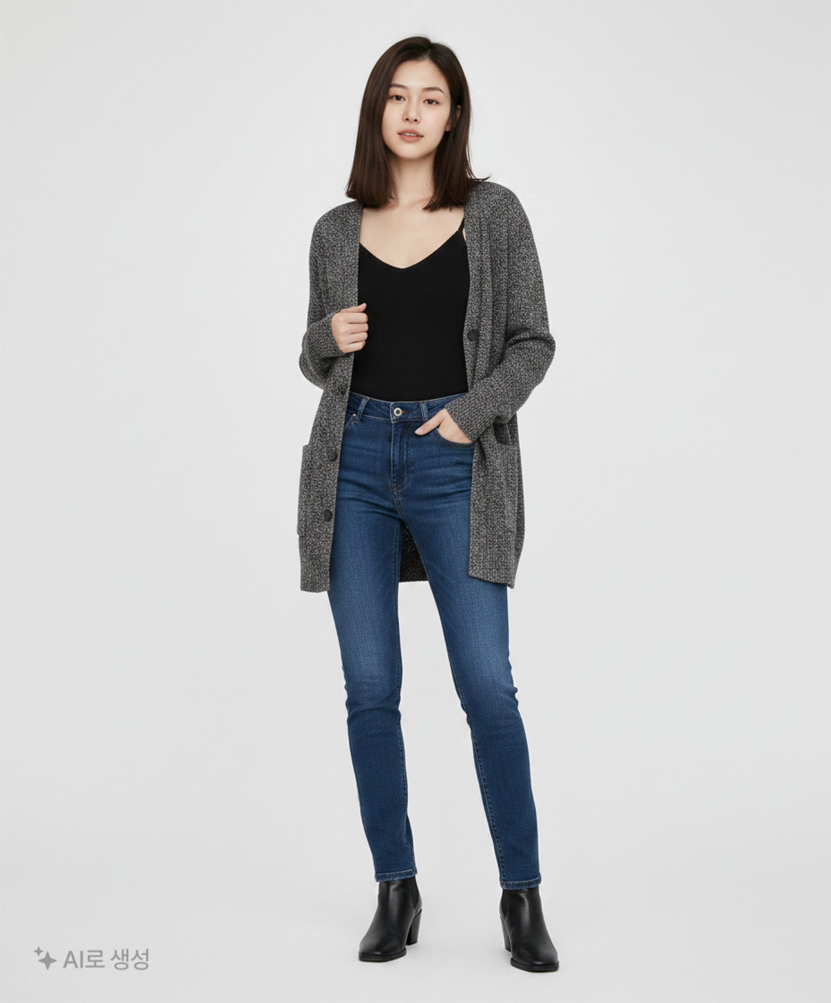 마인드브릿지(MINDBRIDGE) 카디건 100