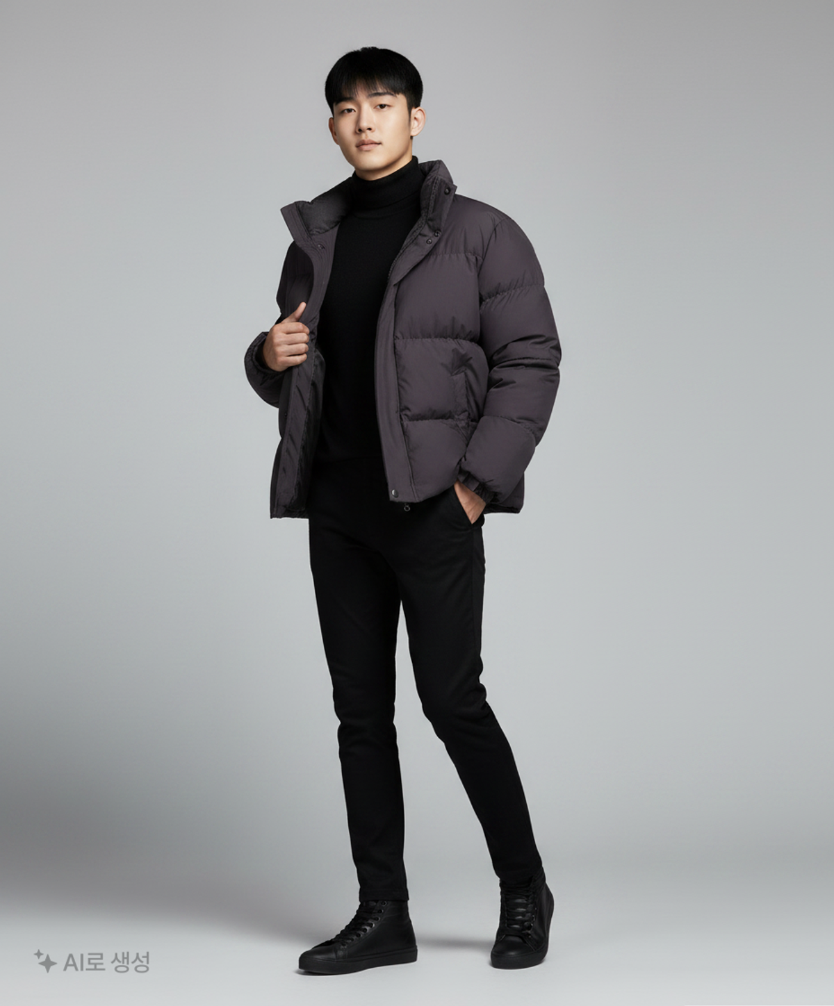 스파오(SPAO) 숏 패딩/숏 헤비 아우터 L