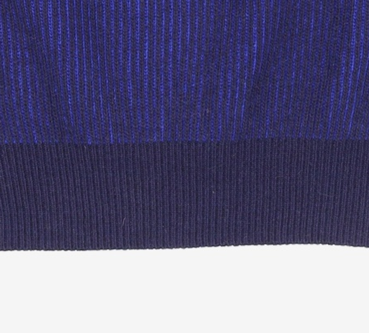 노매뉴얼(NOMANUAL) TWO-TONE KNIT - BLUE M