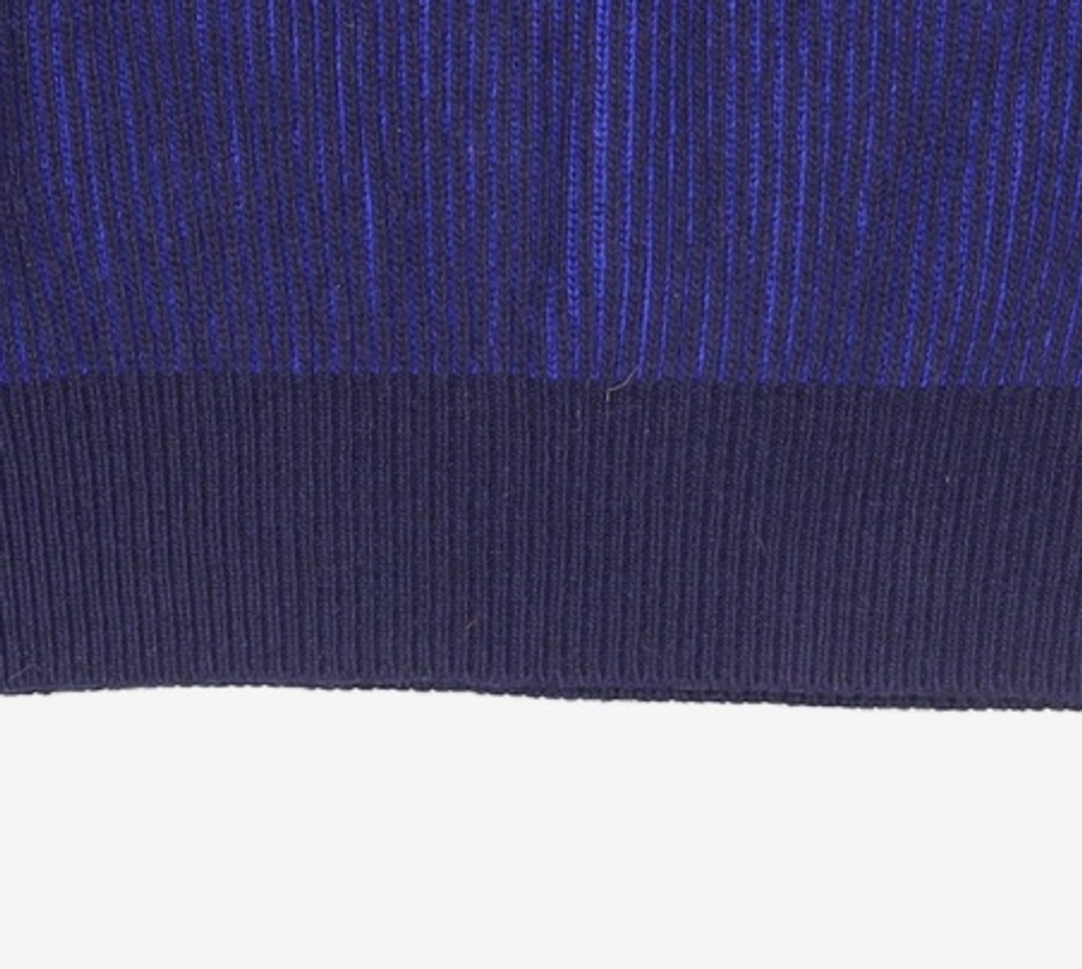 노매뉴얼(NOMANUAL) TWO-TONE KNIT - BLUE M