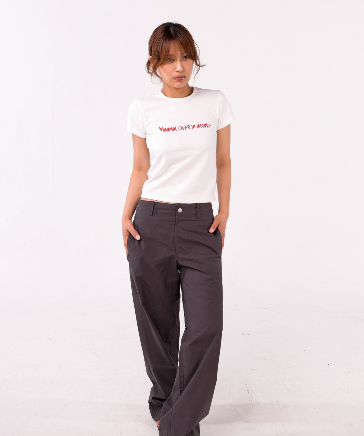 레어 온 레어(RARE ON RARE) animal  lettering t-shirts