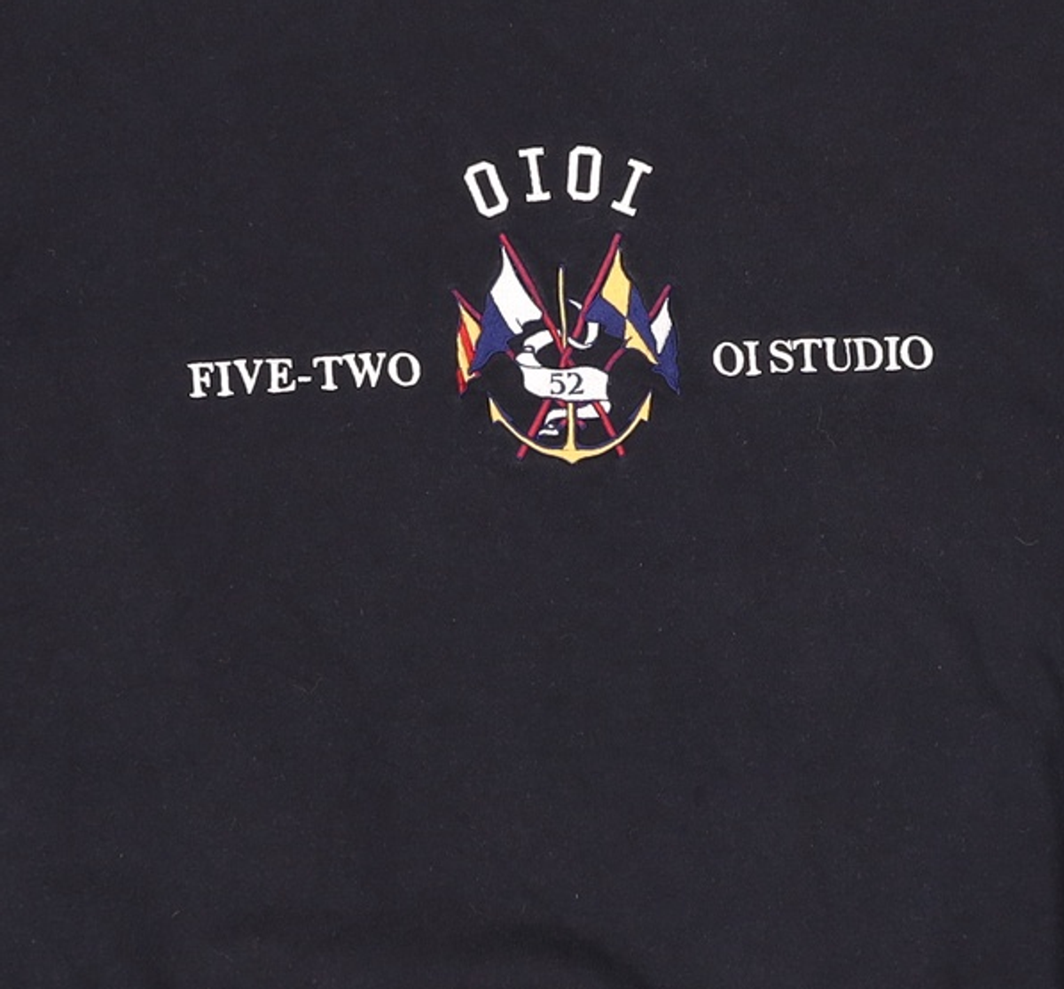 오아이오아이 컬렉션(OIOI COLLECTION) YACHT CLUB SWEATSHIRTS [BLACK] M