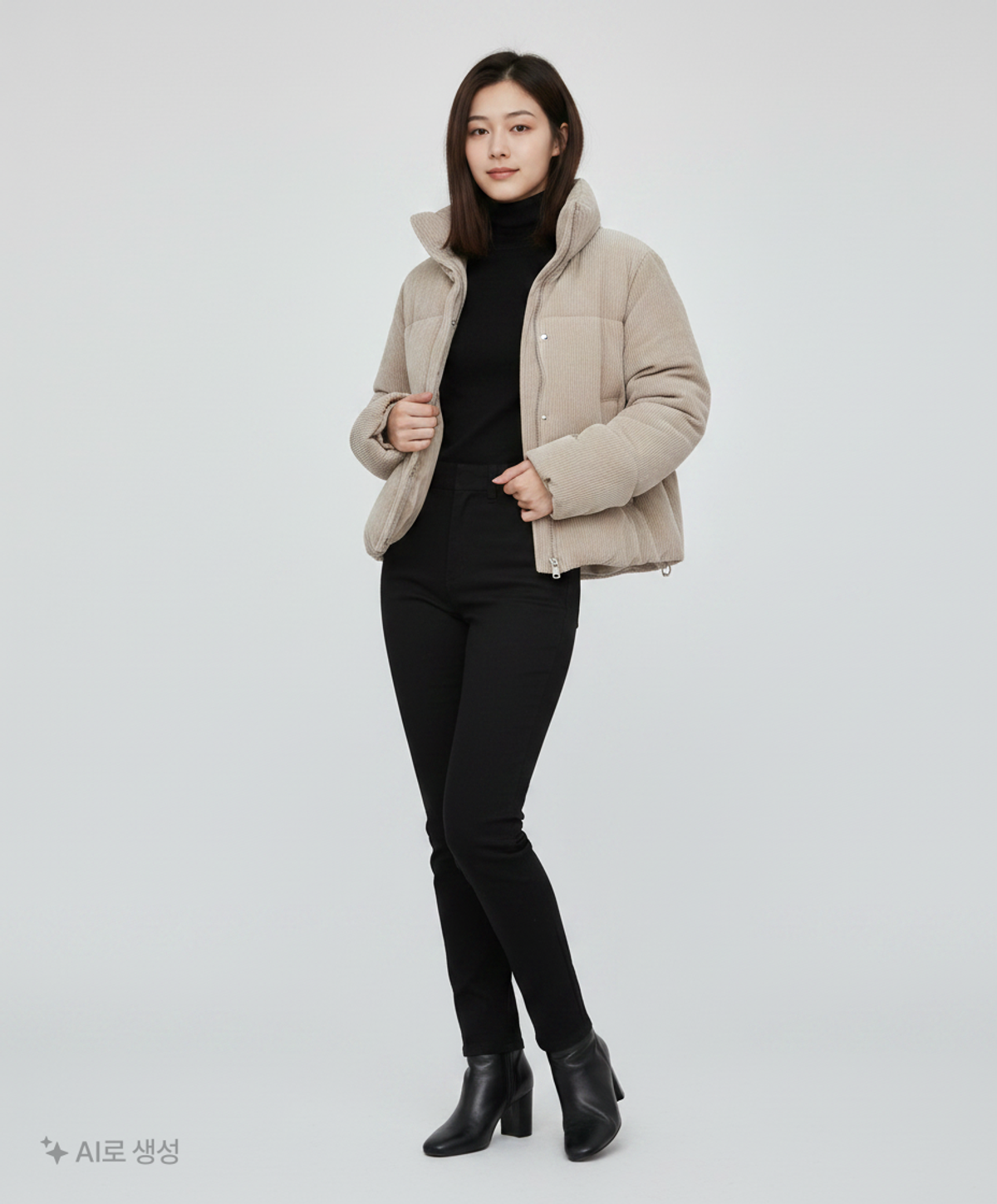 스파오(SPAO) 숏 패딩/숏 헤비 아우터 M