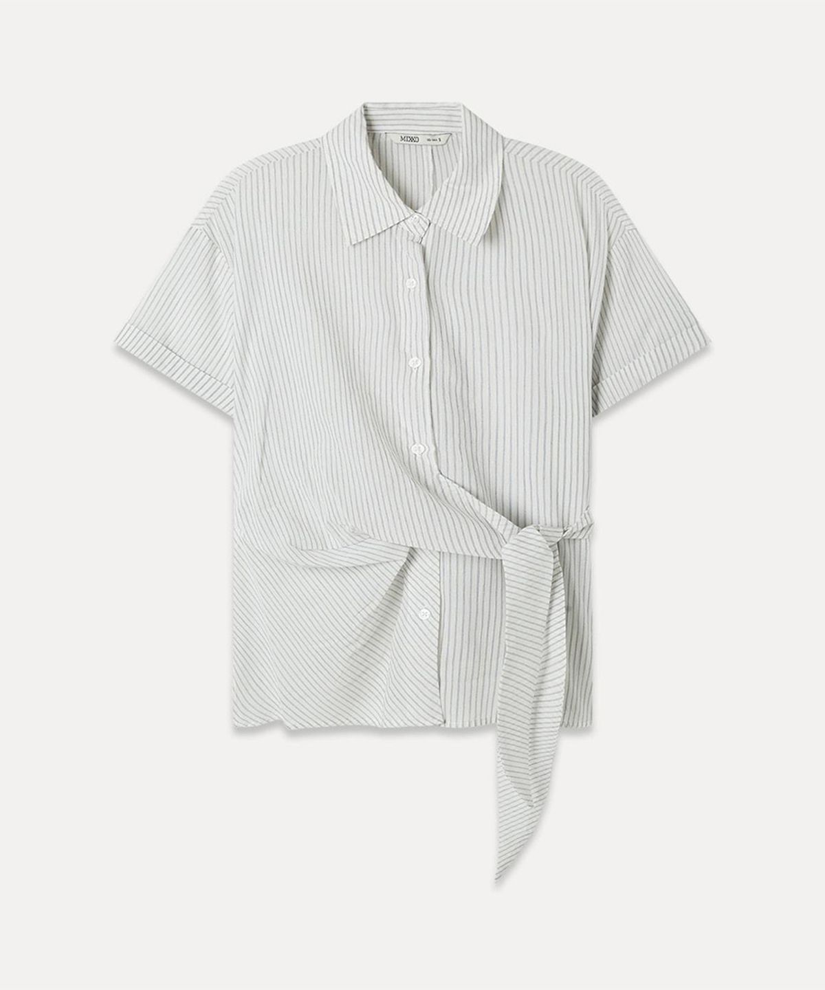 미쏘(MIXXO) 랩 디테일 반팔 셔츠 RE YAG601B_MIWYAG92QG