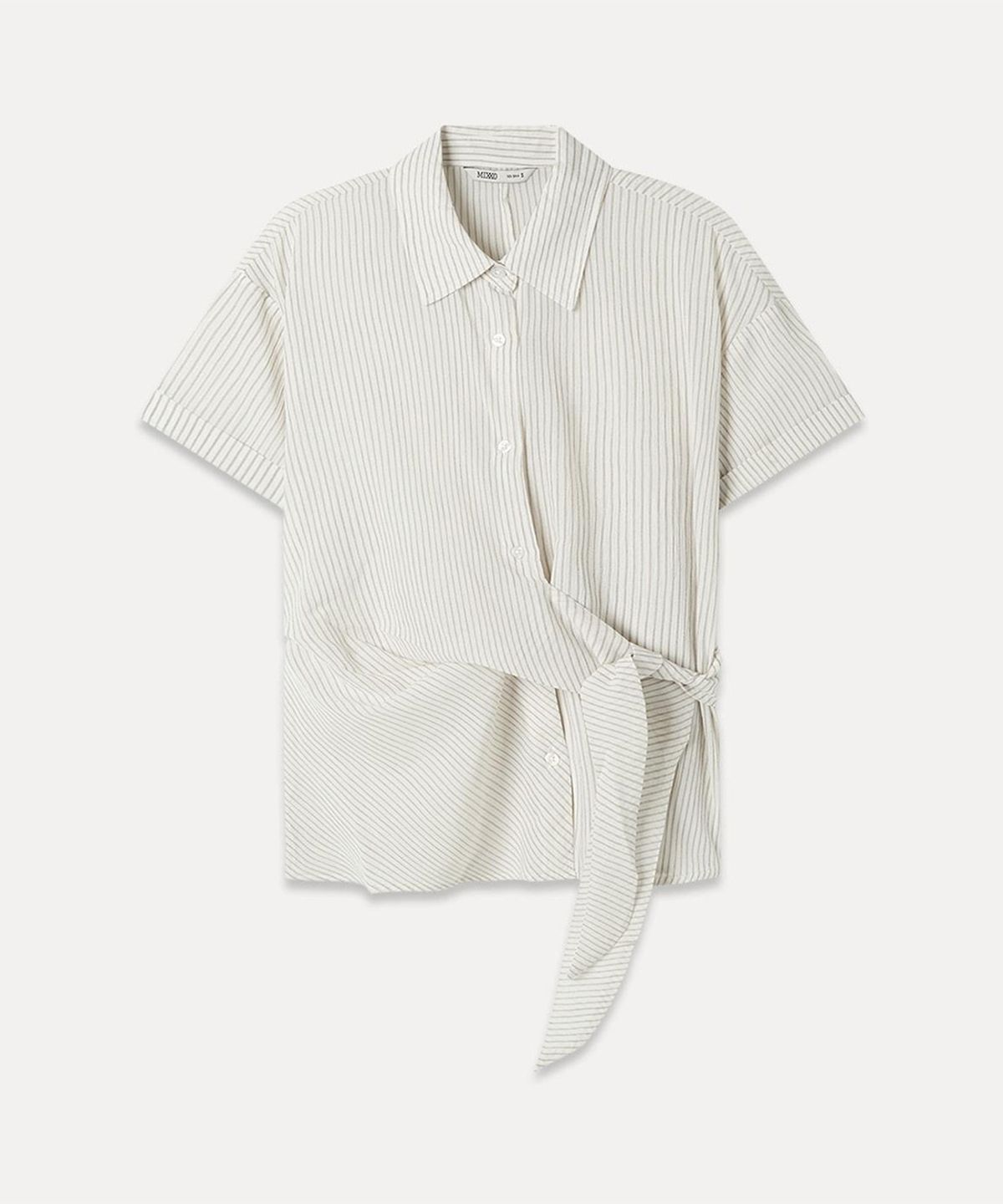 미쏘(MIXXO) 랩 디테일 반팔 셔츠 RE YAG601B_MIWYAG92QG