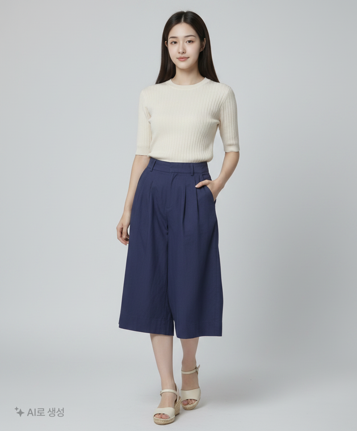 르샵(LESHOP) 코튼 팬츠 S