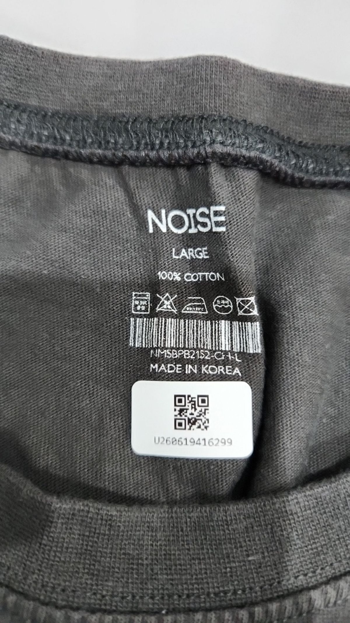 노이즈(NOISE) 반소매 티셔츠 L