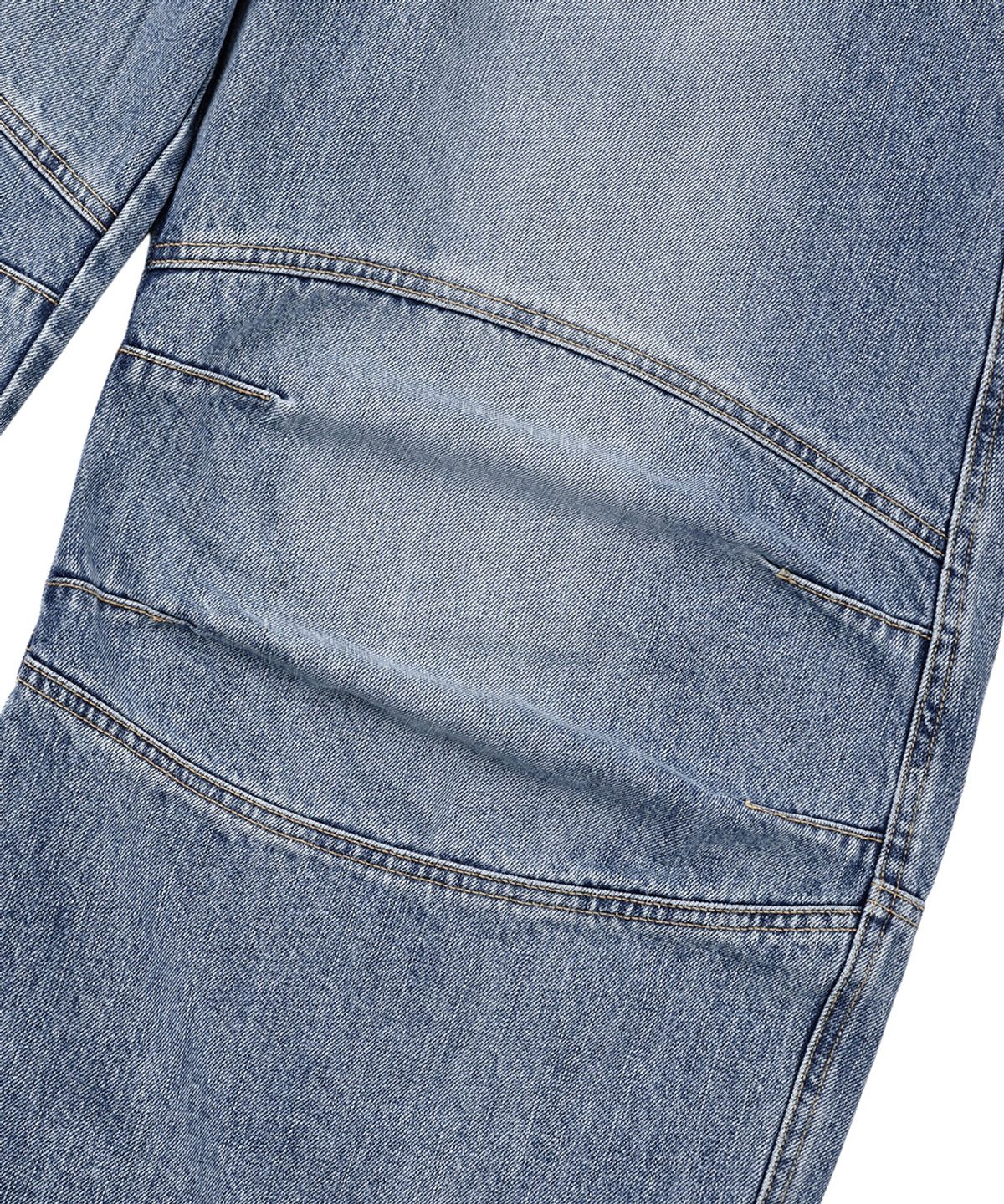 르렌느(LERENNE) Knee Dart Denim - Blue