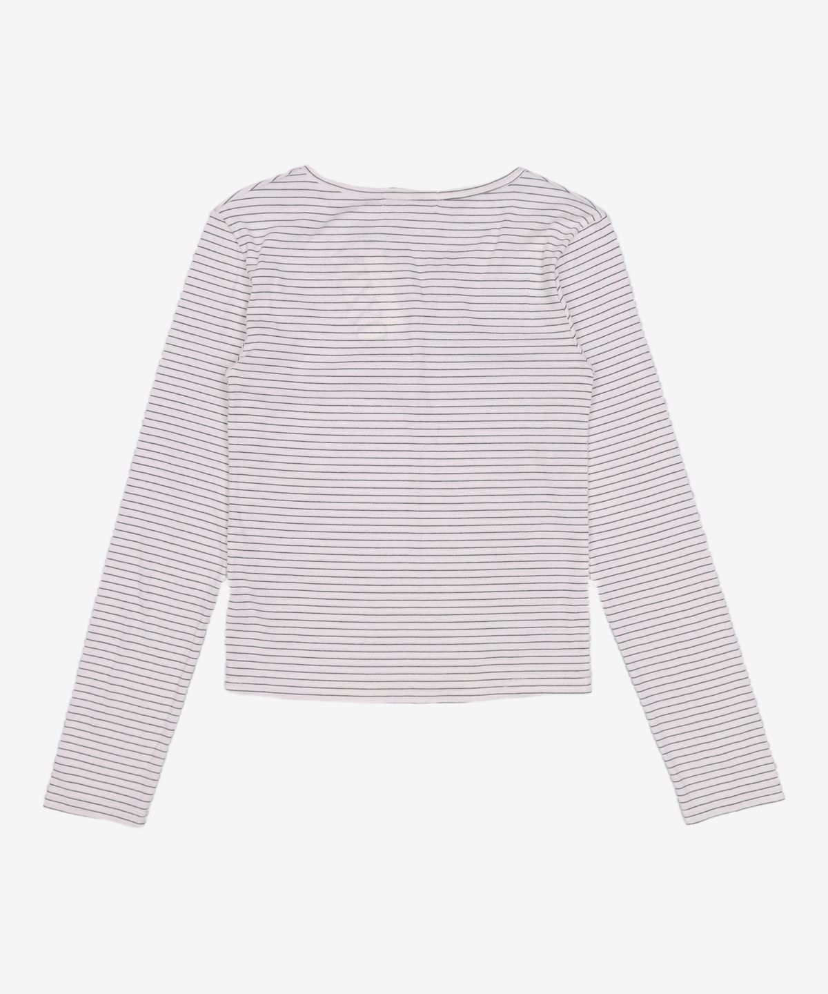 미쏘(MIXXO) 버튼업 스트라이프 티셔츠_MIWLWG42MS FREE
