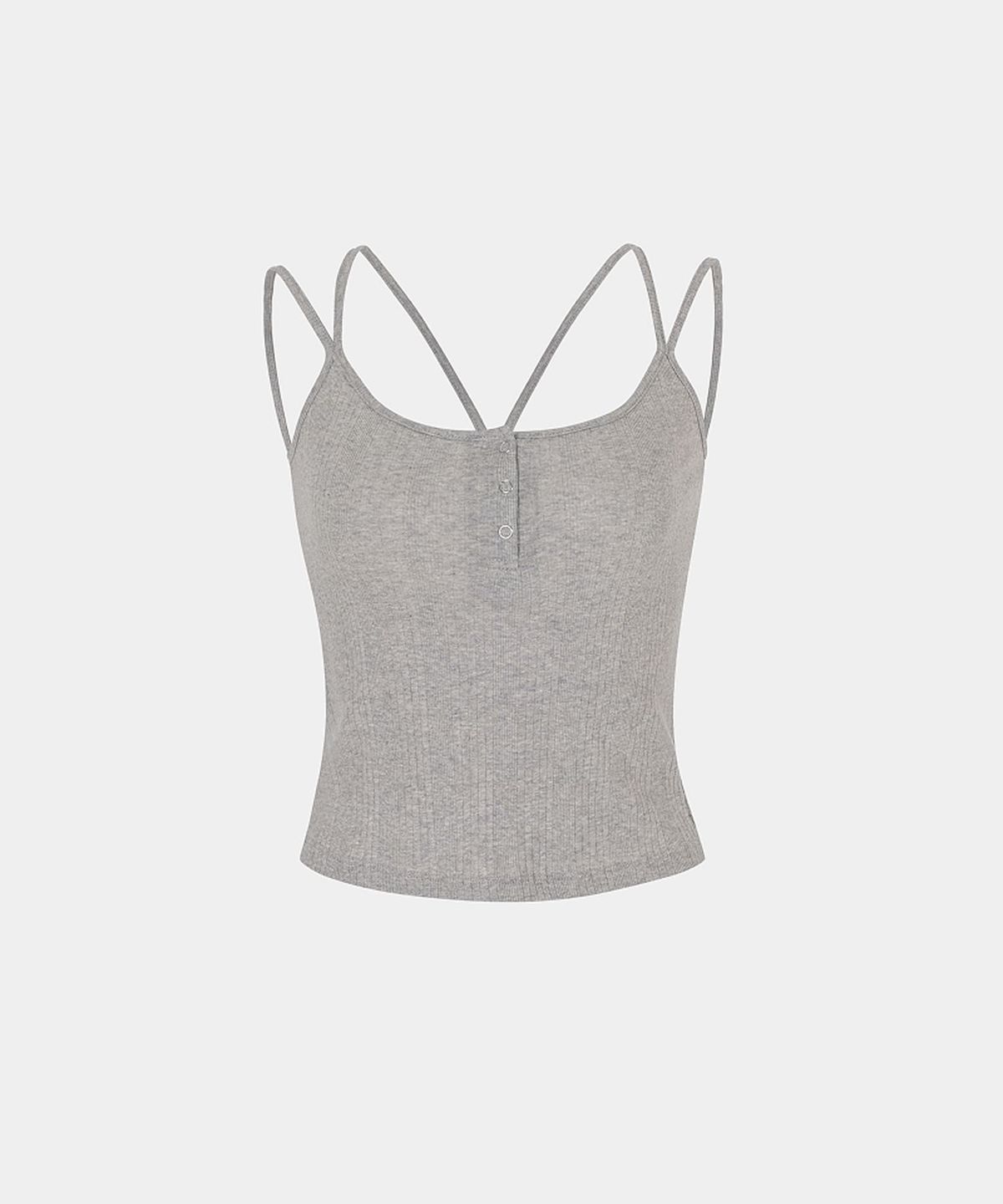 루펀(LOOFUN) Cross Ribbed Sleeveless / 크로스 리브 슬리브리스 [Melange]