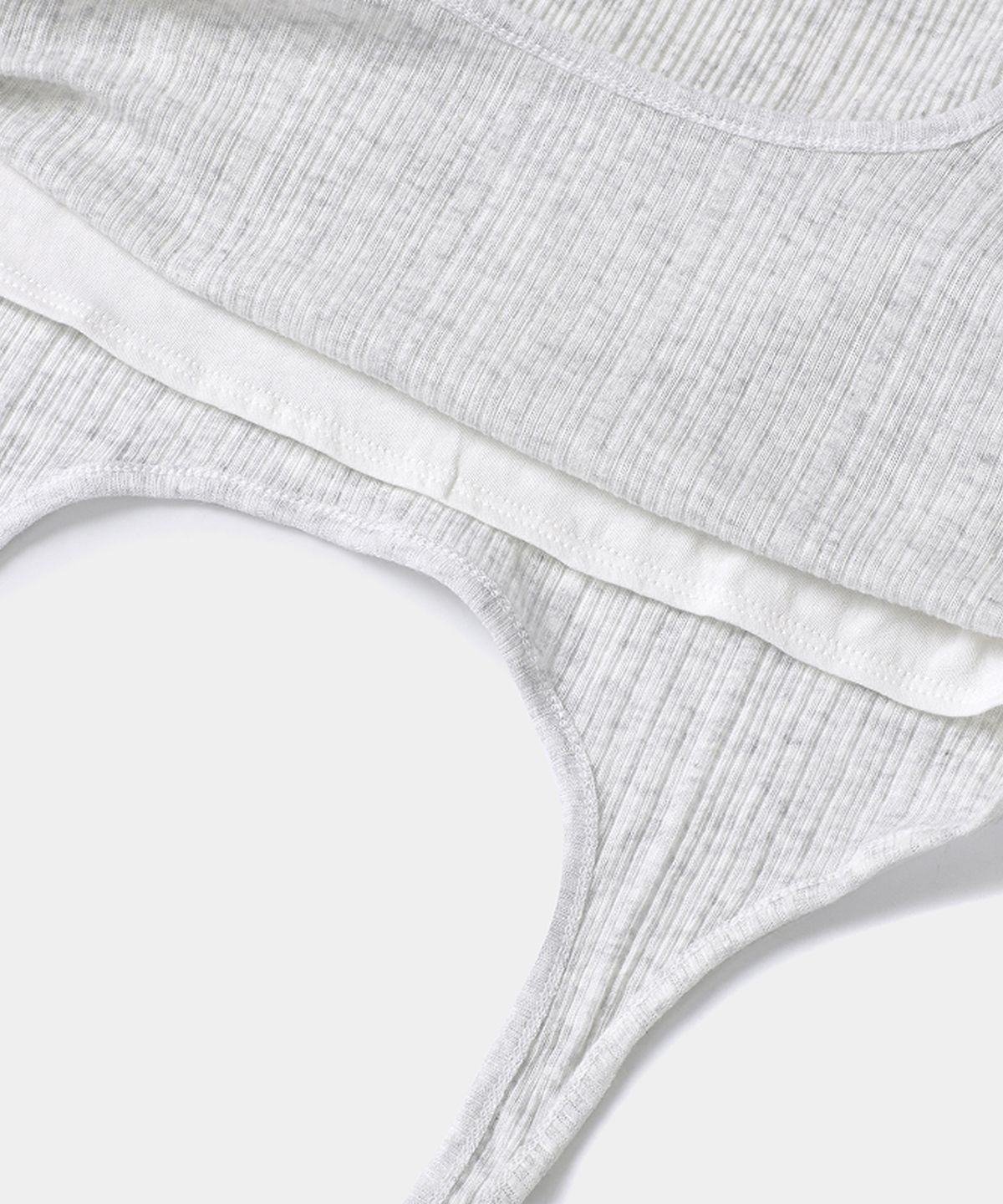 루펀(LOOFUN) Drape Garter Sleeveless / 드레이프 가터 슬리브리스 [Oatmeal]