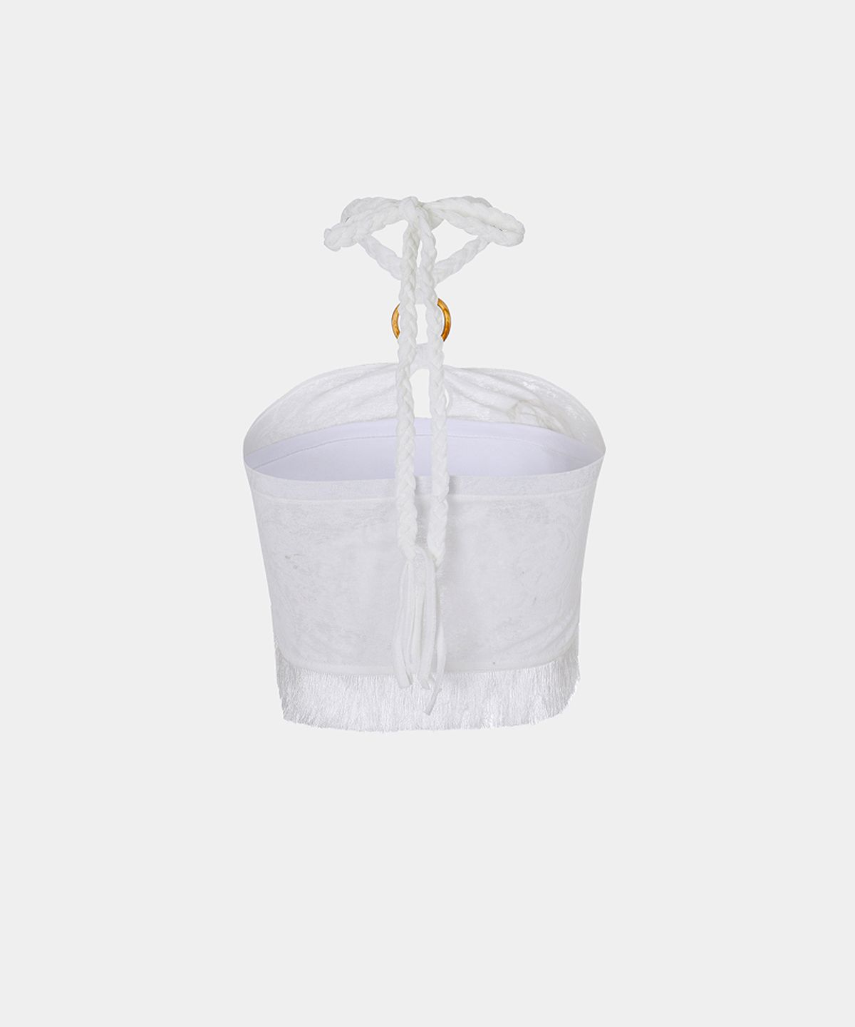 루펀(LOOFUN) Corsage Halter Sleeveless / 코사지 홀터 슬리브리스 [White]
