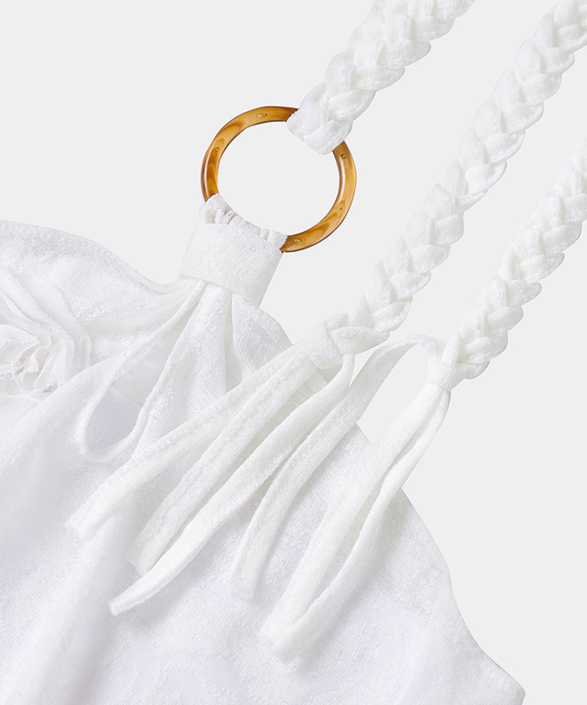 루펀(LOOFUN) Corsage Halter Sleeveless / 코사지 홀터 슬리브리스 [White]