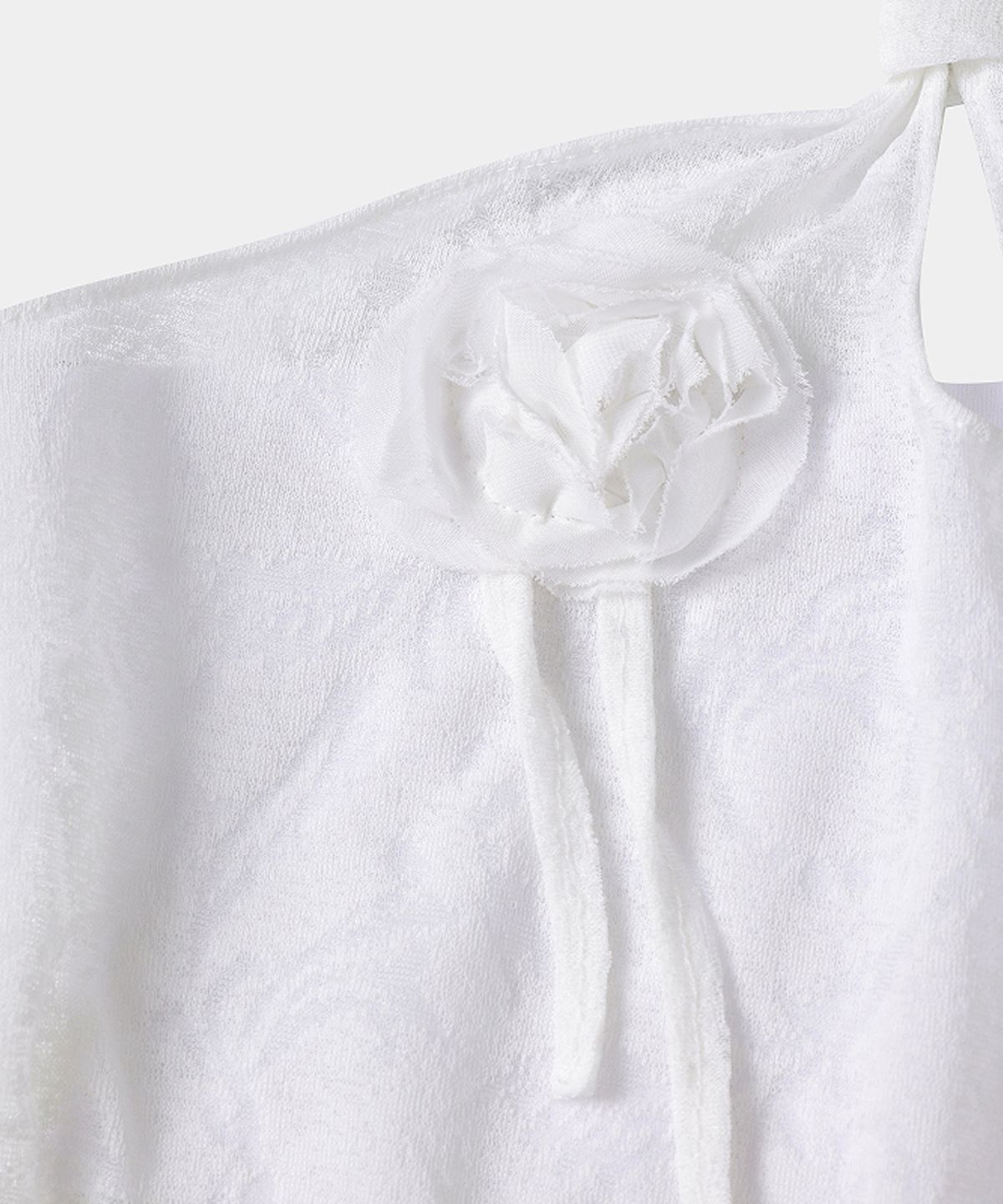 루펀(LOOFUN) Corsage Halter Sleeveless / 코사지 홀터 슬리브리스 [White]